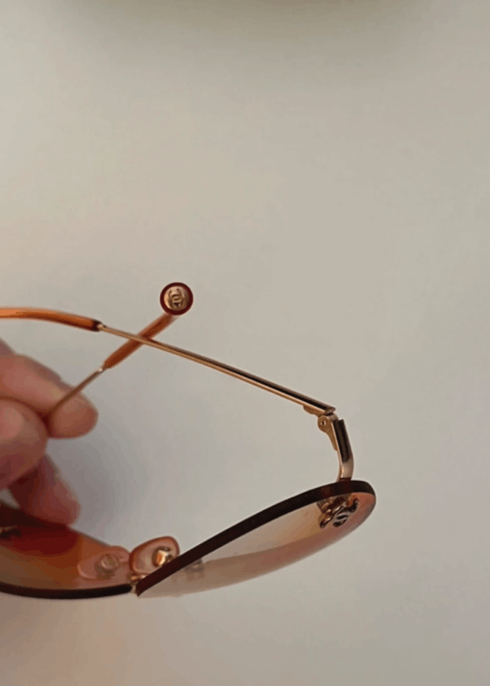 Chanel Chanel Sunglasses 4013 CC Vintage 4017 Logo Size ONE SIZE - 4 Thumbnail