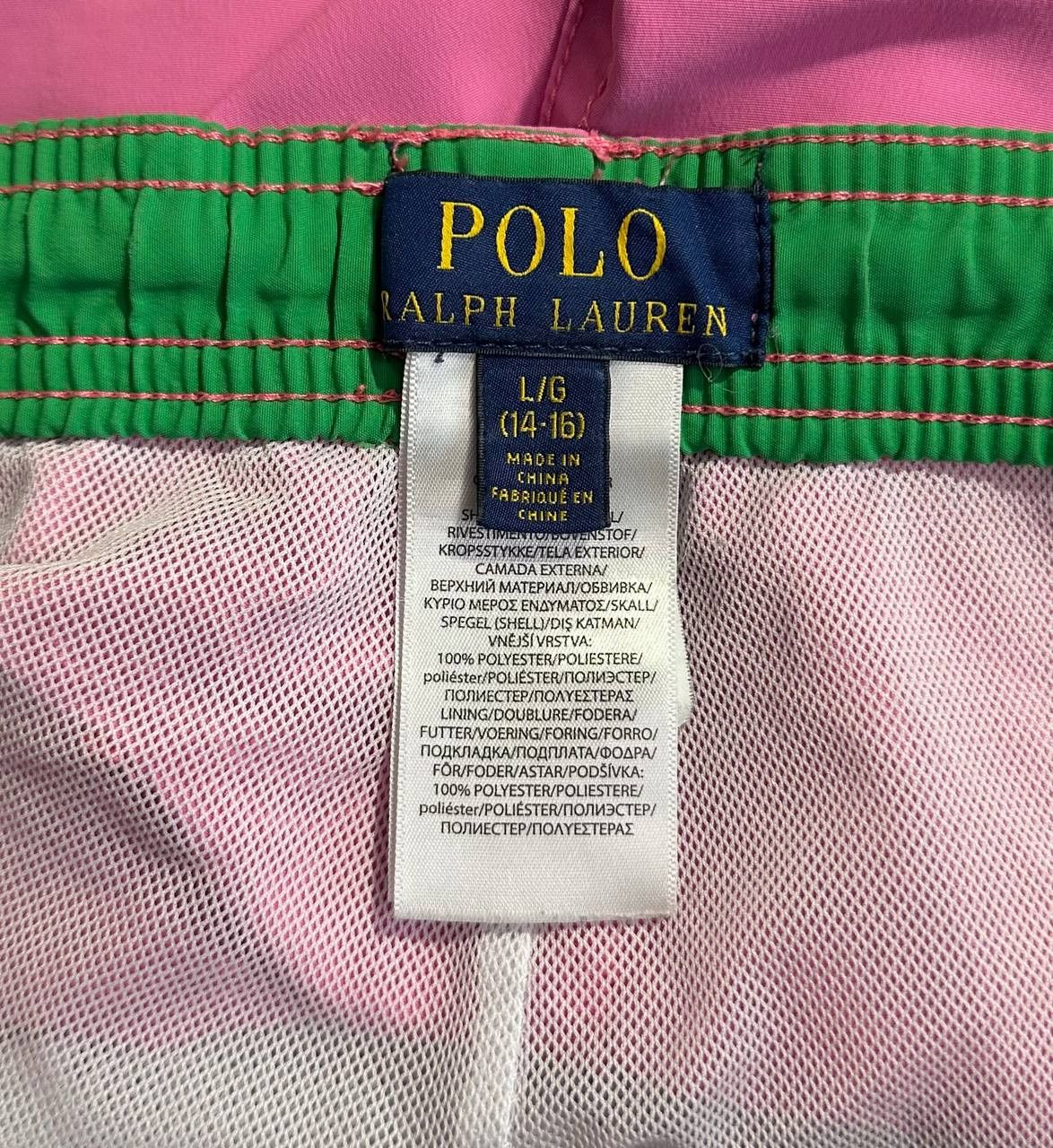 Polo Ralph Lauren Polo Ralph Lauren Swimwear Swim Shorts pink pony Beach Size 27" / US 4 / IT 40 - 10 Thumbnail