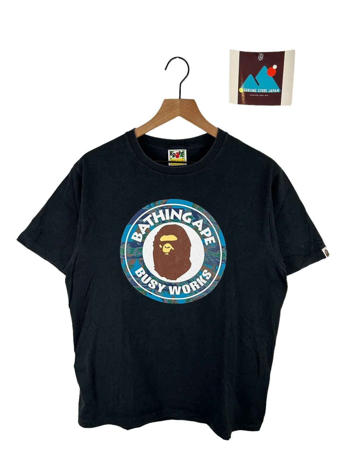 Bape Banana Camo Busy Works Tee Size US L / EU 52-54 / 3 - 1 Thumbnail