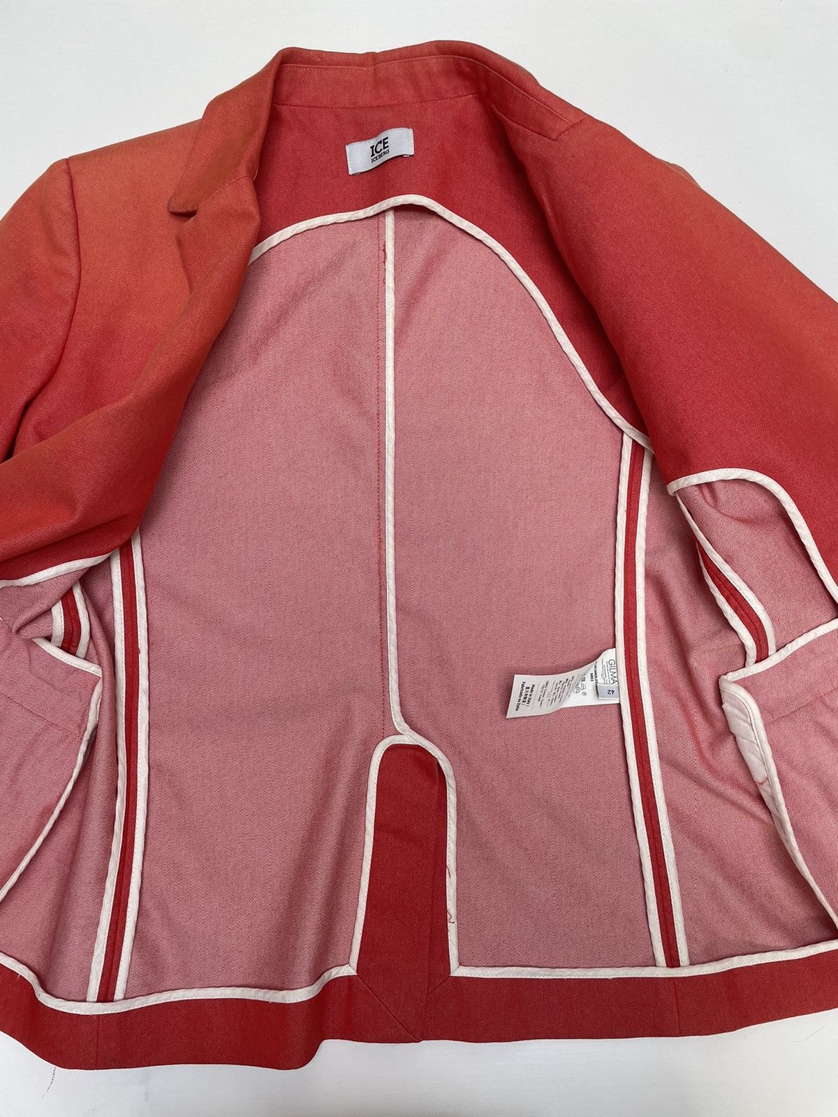 Iceberg Red/orange cotton blazer Size M / US 6-8 / IT 42-44 - 3 Thumbnail