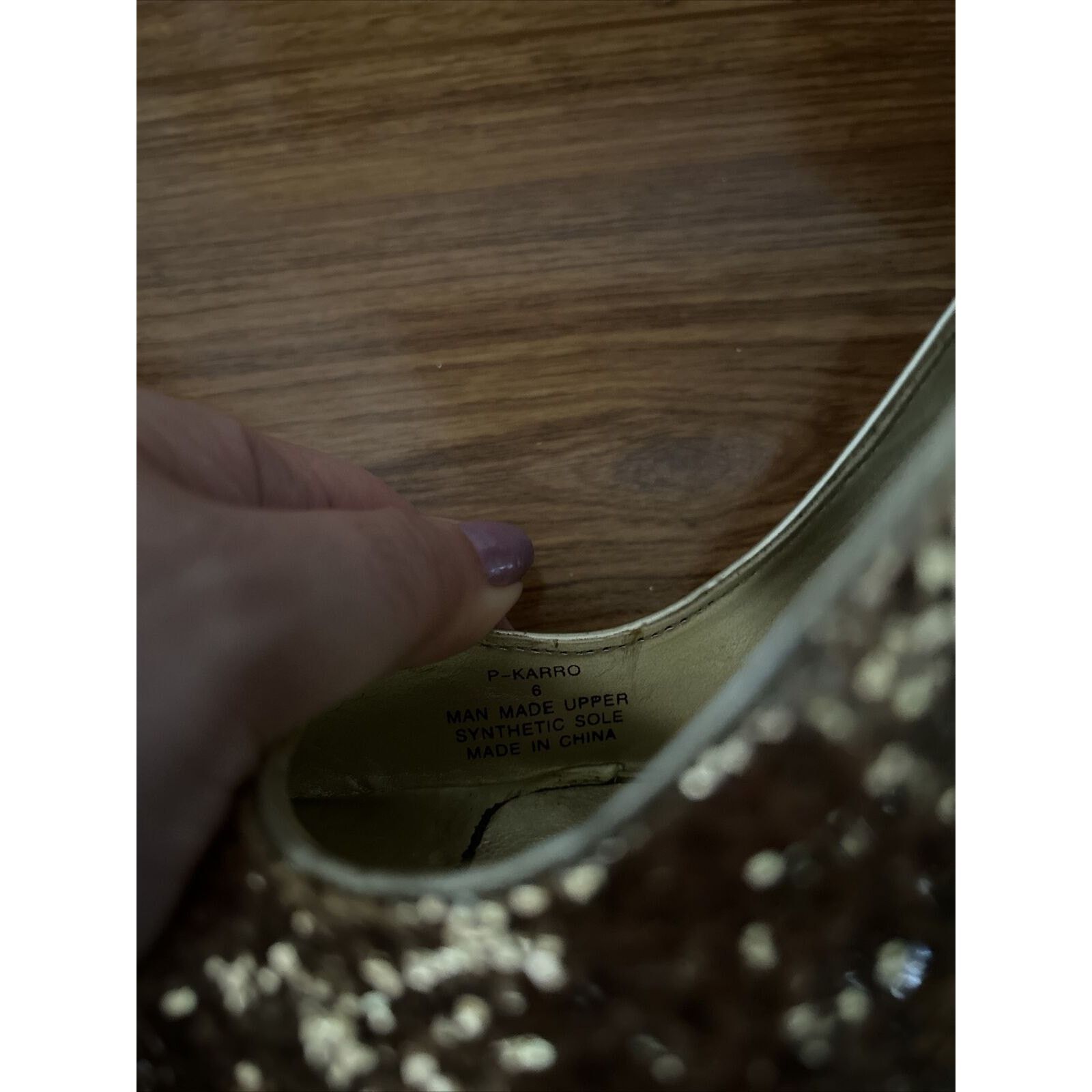 Steve Madden STEVE MADDEN P-KARRO GOLD GLITTER SIZE 6 Platform Stiletto Size US 6 / IT 36 - 9 Thumbnail