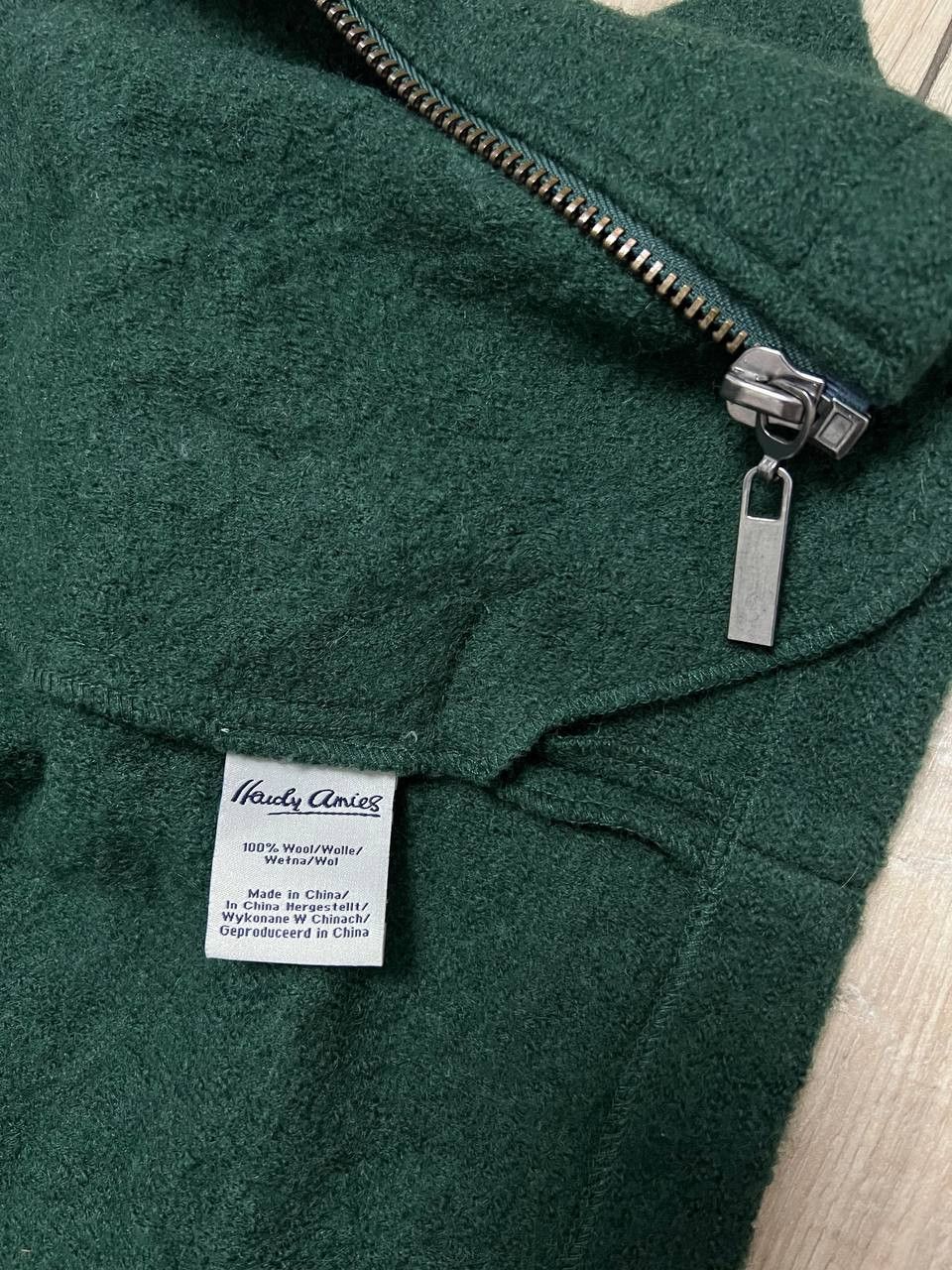 Hardy Amies Hardy Amies Boiled Wool Shirt Jacket Long Sleeve Full Zip Size US L / EU 52-54 / 3 - 8 Thumbnail