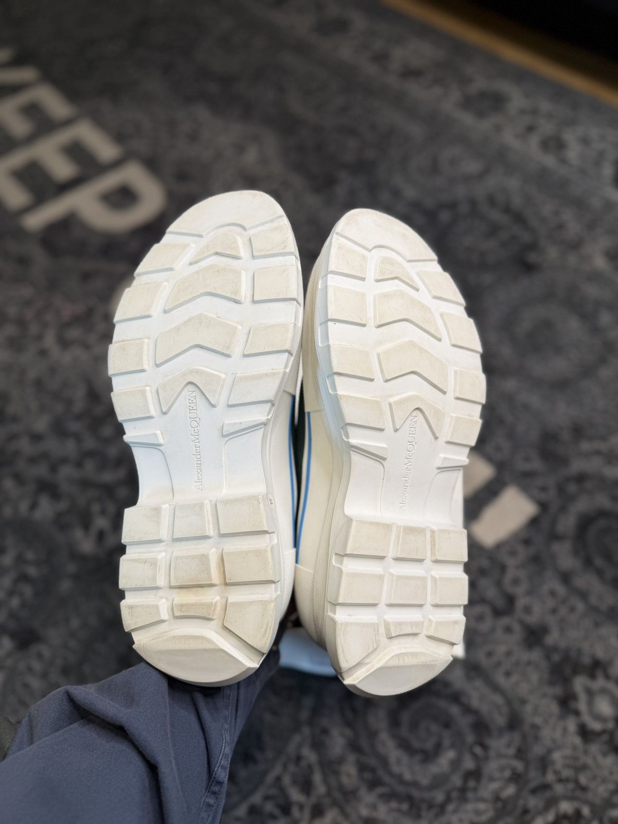 Alexander McQueen Alexander McQueen Lace Up Green Blue PO OG Size 11 Size US 11 / EU 44 - 4 Thumbnail