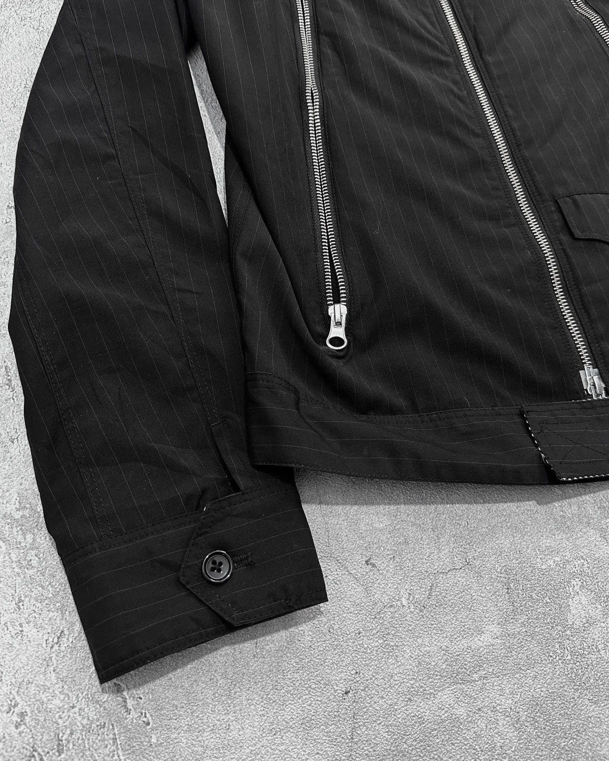 Hysteric Glamour PPFM Shadow Stripe Biker Jacket Hysteric Tornadomart Lgb Size US M / EU 48-50 / 2 - 3 Thumbnail
