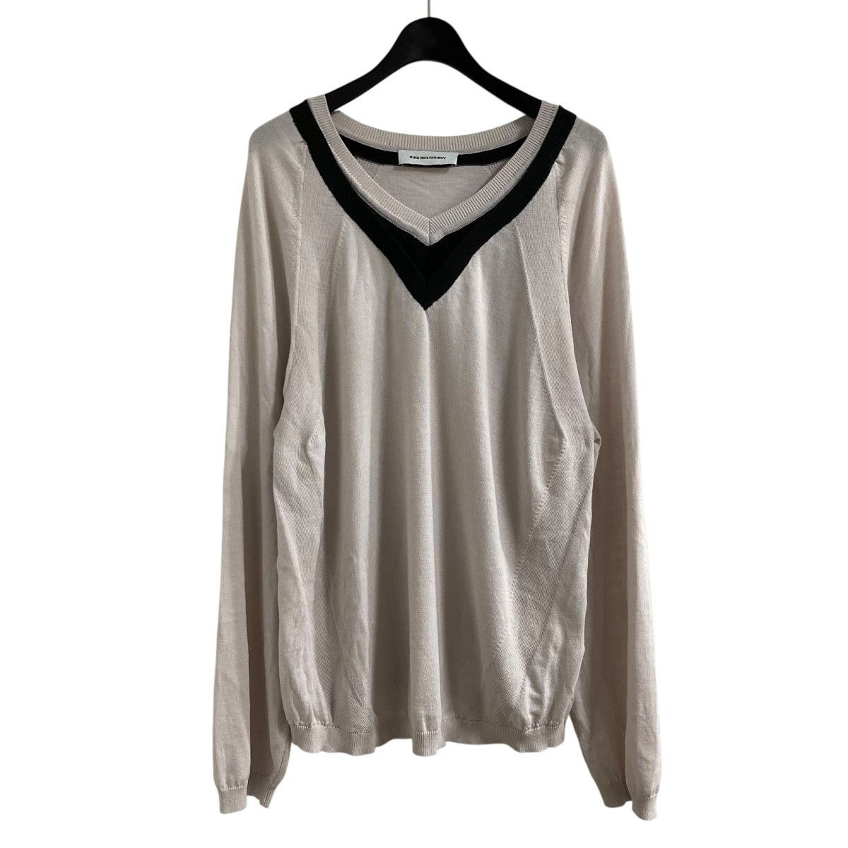 Kiko Kostadinov V Neck Knit Sweater Size US M / EU 48-50 / 2 - 1 Thumbnail