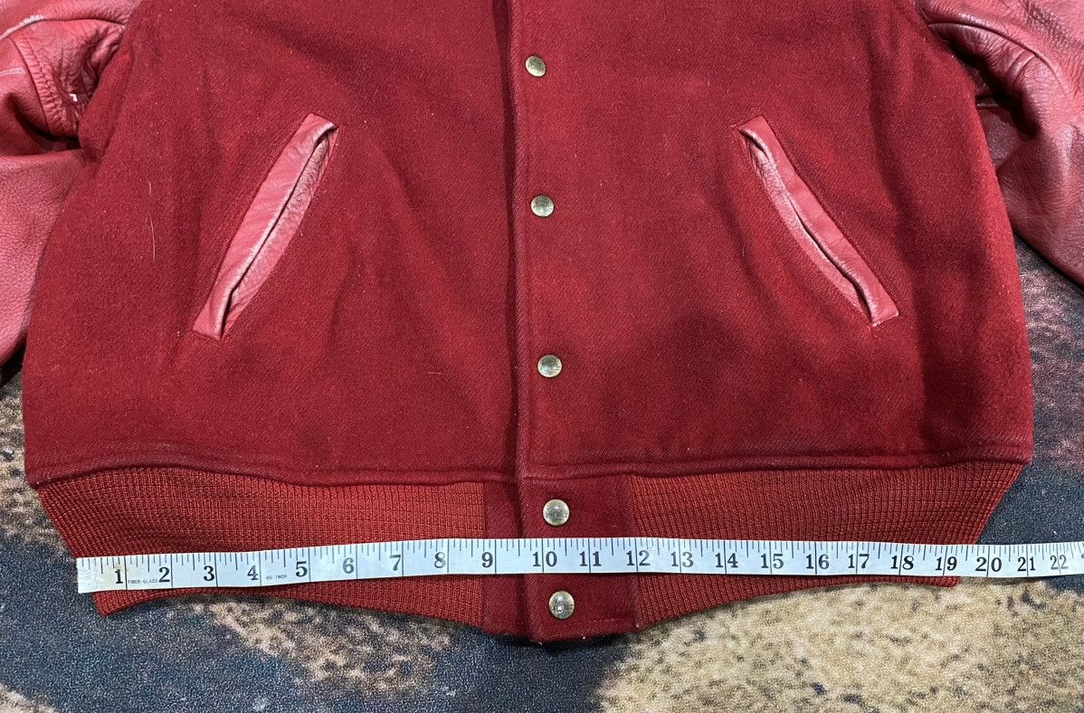 Karl Helmut Rare KARL HELMUT Varsity Leather Jacket Size US L / EU 52-54 / 3 - 13 Thumbnail