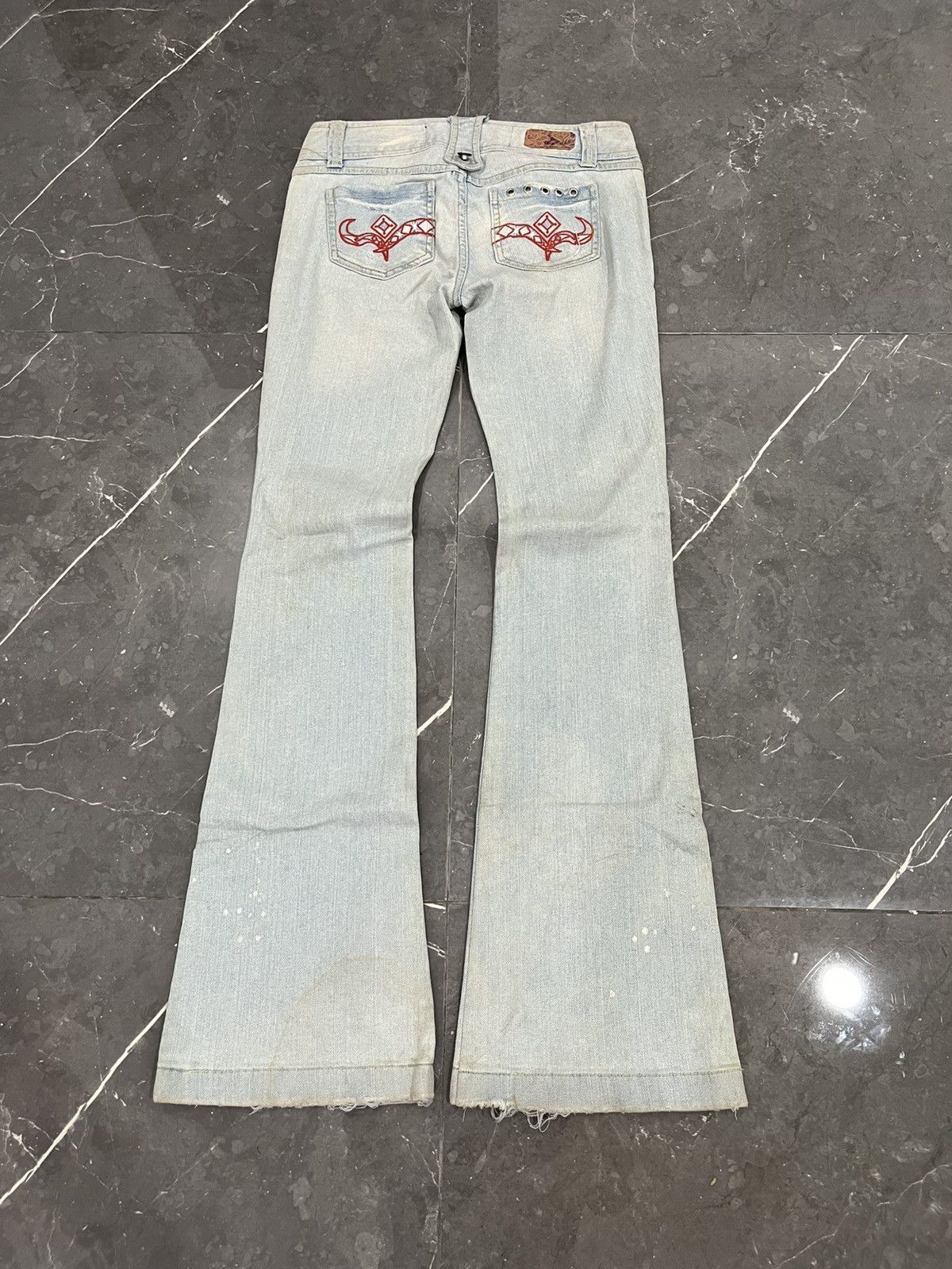 Japanese Brand Egoist flared jeans Size 30" / US 8 / IT 44 - 2 Thumbnail