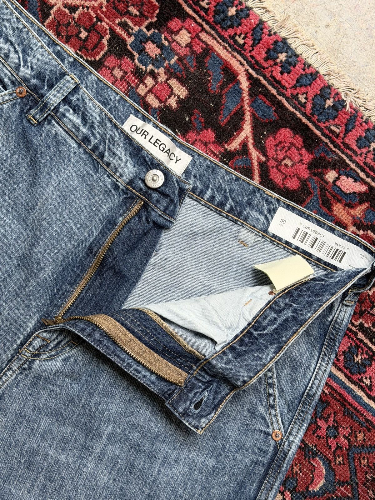 Our Legacy Our Legacy Joiner Trousers - Shadow Wash Denim Size US 36 / EU 52 - 1 Thumbnail