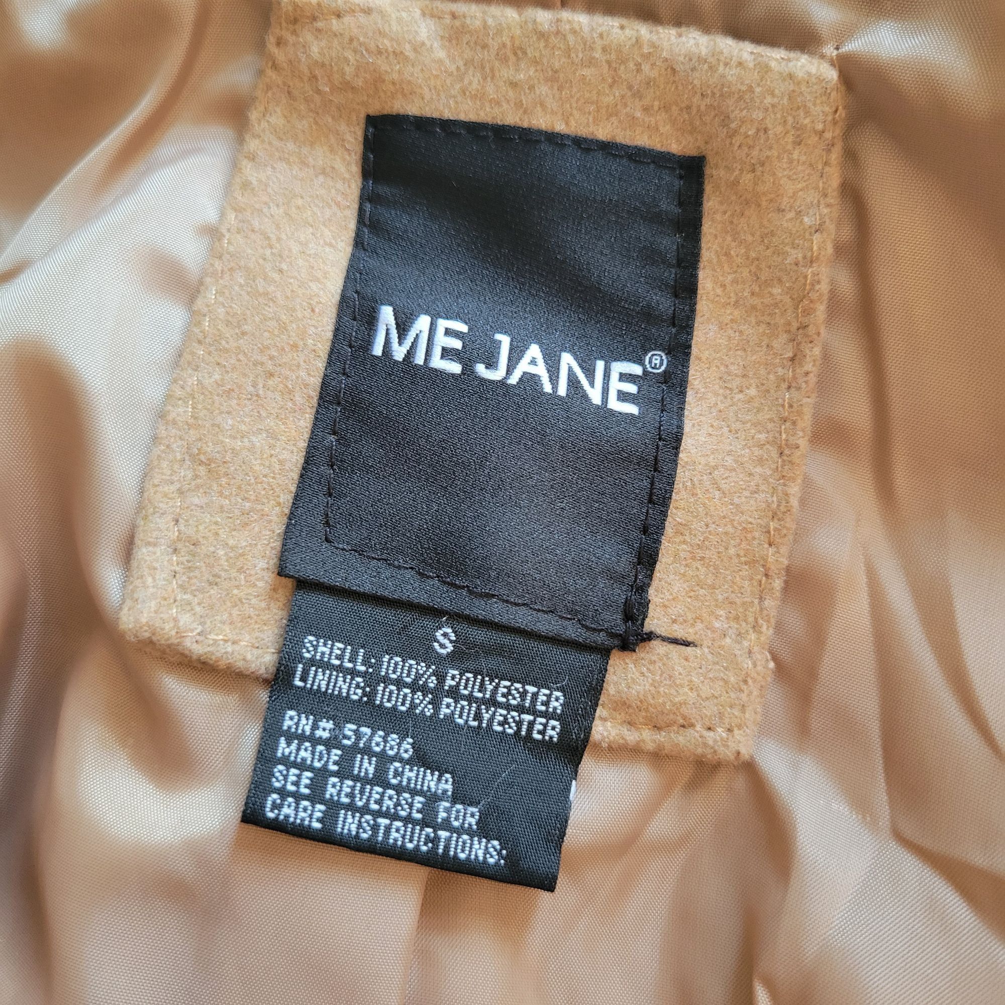 Other Me Jane Camel Tan Double Breasted Peacoat S Preppy Twee Acad Size S / US 4 / IT 40 - 4 Thumbnail