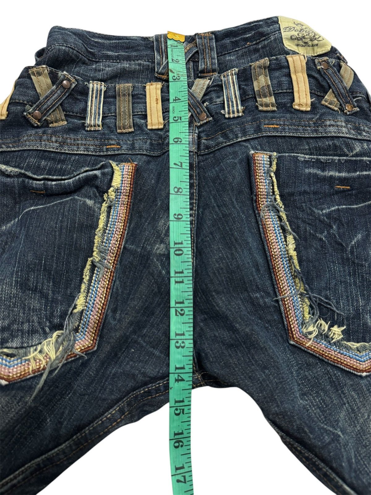 Japanese Brand JAPANESE DESIGN DOMINATE PUNK STYLE CURVED DISTRESSED JEANS Size US 28 / EU 44 - 21 Thumbnail
