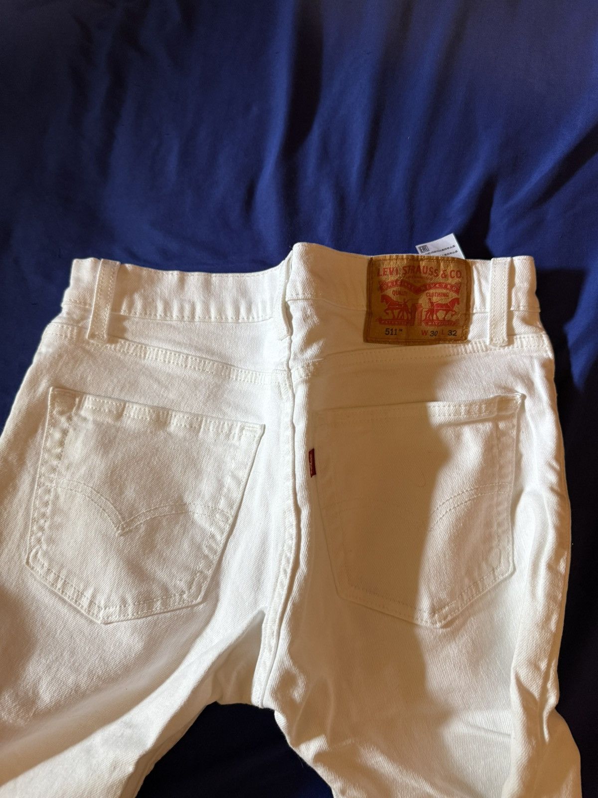 Levi's Vintage Clothing White Levi’s jeans Size US 30 / EU 46 - 3 Thumbnail