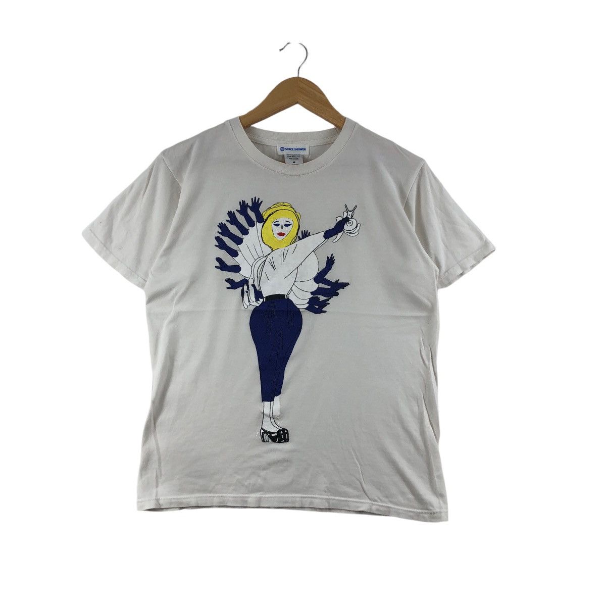 Band Tees × Japanese Brand Sakanaction NF Punch Space Shower Record T-Shirt Japan Band Size US M / EU 48-50 / 2 - 1 Thumbnail