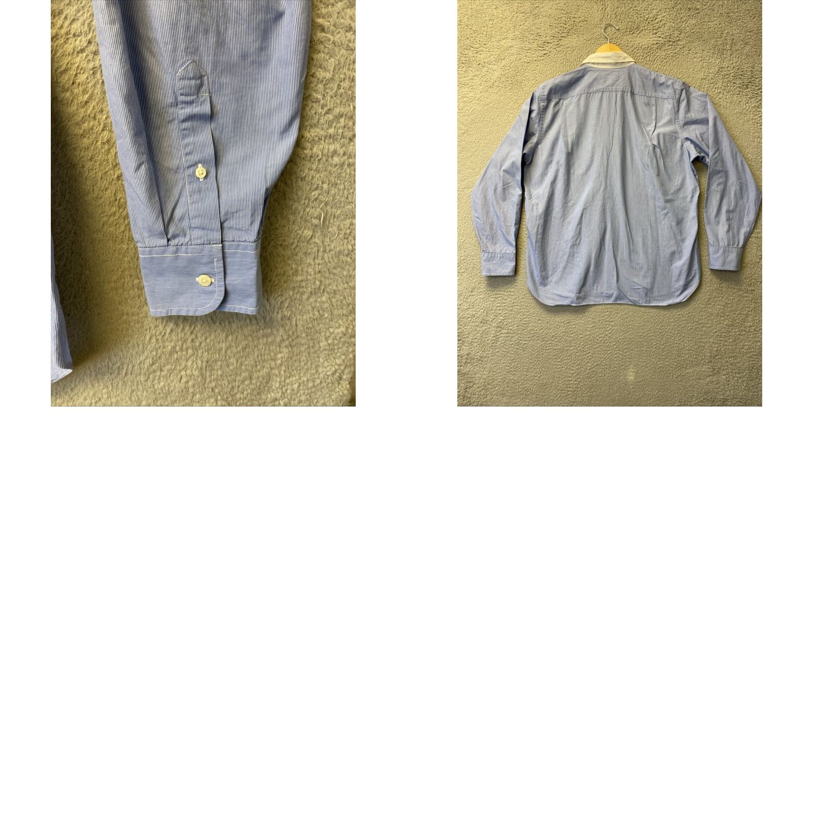 J.Crew J.CREW Classic Fit Blue Button-Up Shirt Large Long Sleeve Cotton Mens Size US L / EU 52-54 / 3 - 8 Thumbnail
