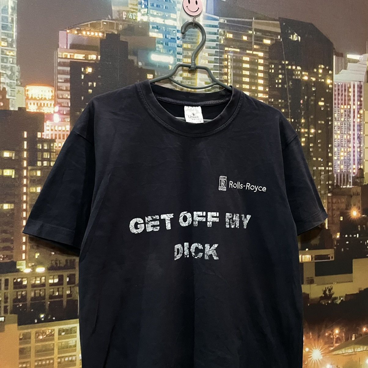 Band Tees Humor T Shirt PORN XxXROLLS ROYCE Y2K GET OFF MY Dick FUNNY Size US L / EU 52-54 / 3 - 2 Thumbnail