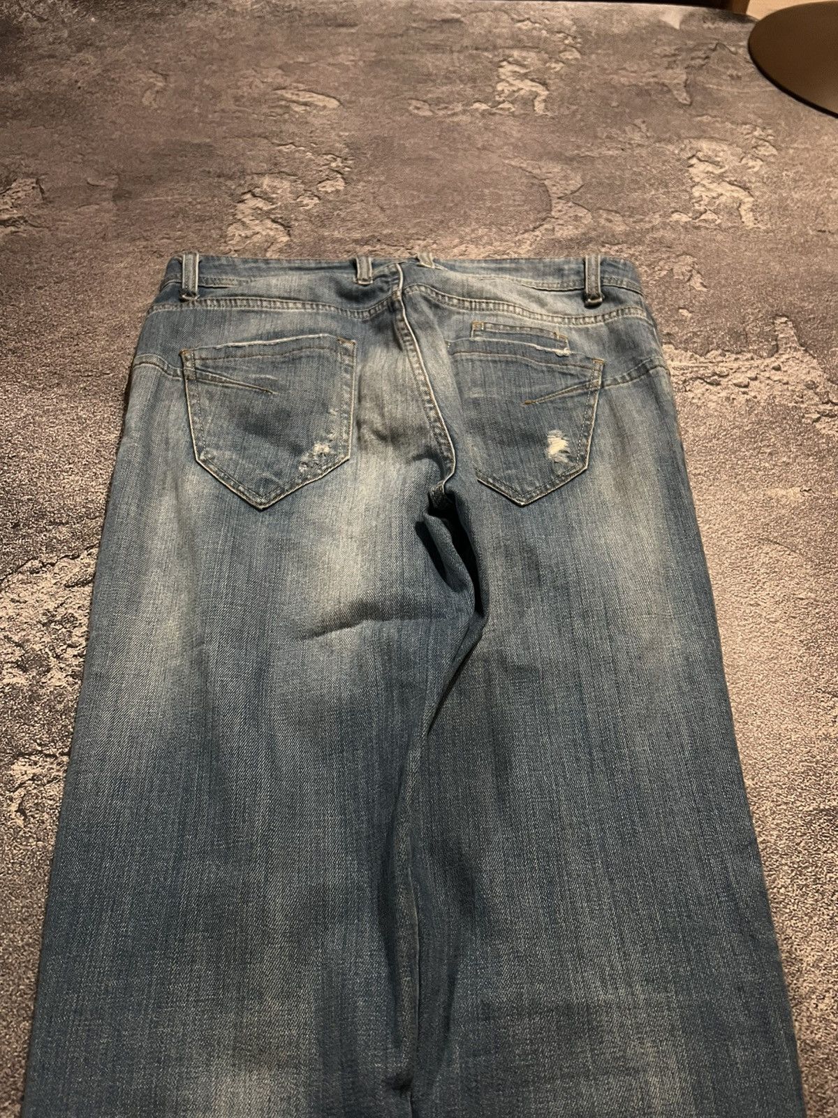 Designer CRAZY Vintage Jeans Number Nine Style / Vibe Glamour Y2K 90s Size US 31 - 6 Thumbnail