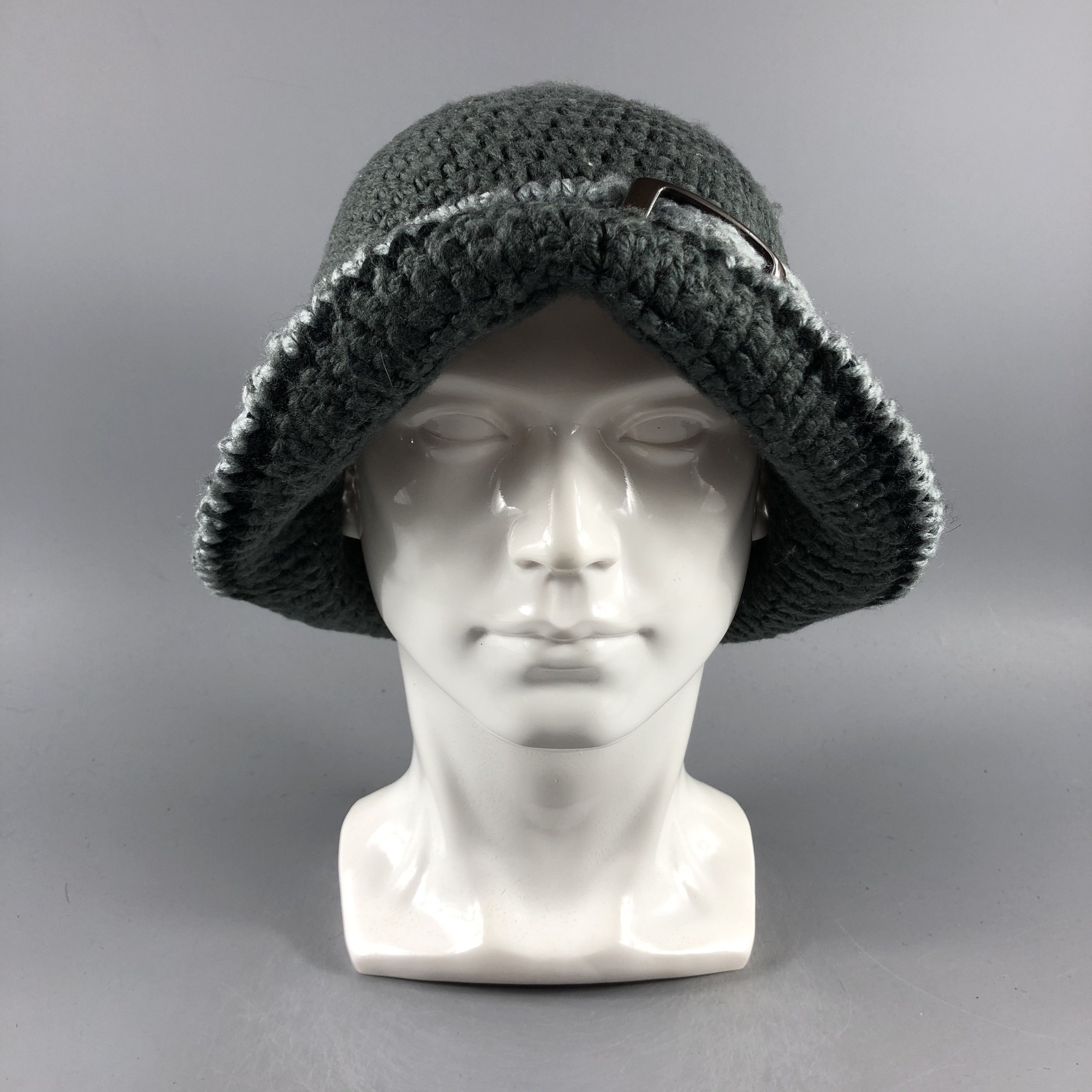 Japanese Brand × Vintage Womens Unknown Knit Bucket Hats Beanie Snow Hat Cap -D482 Size ONE SIZE - 5 Thumbnail