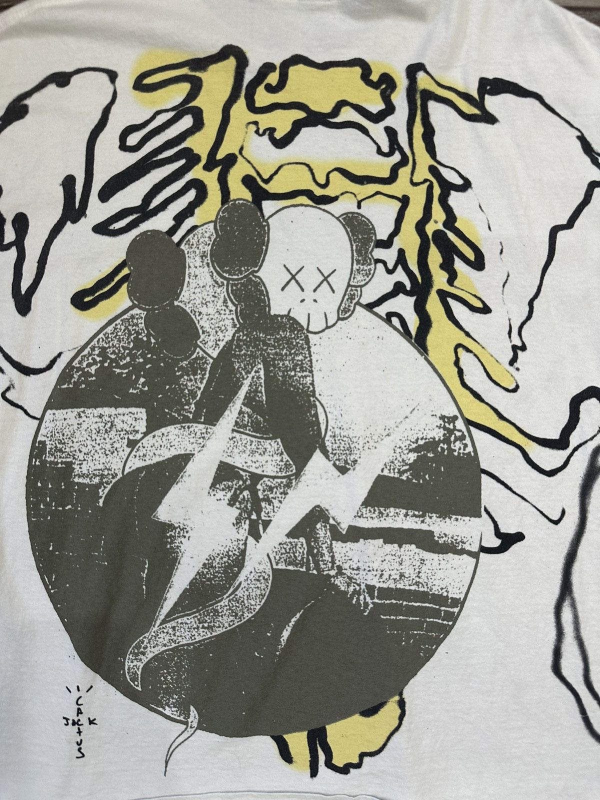 Travis Scott Travis Scott Cactus Jack Kaws Fragment Tee Size US XL / EU 56 / 4 - 5 Thumbnail