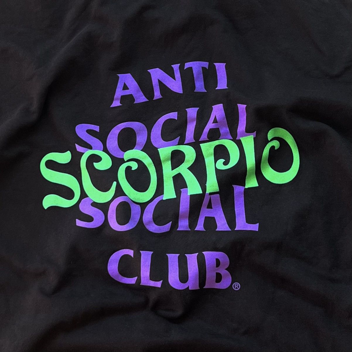 Anti Social Social Club 🖤 ASSC SCORPIO HOODIE - ASTROLOGY ZODIAC COLLECTION 2021 Size US XL / EU 56 / 4 - 11 Thumbnail