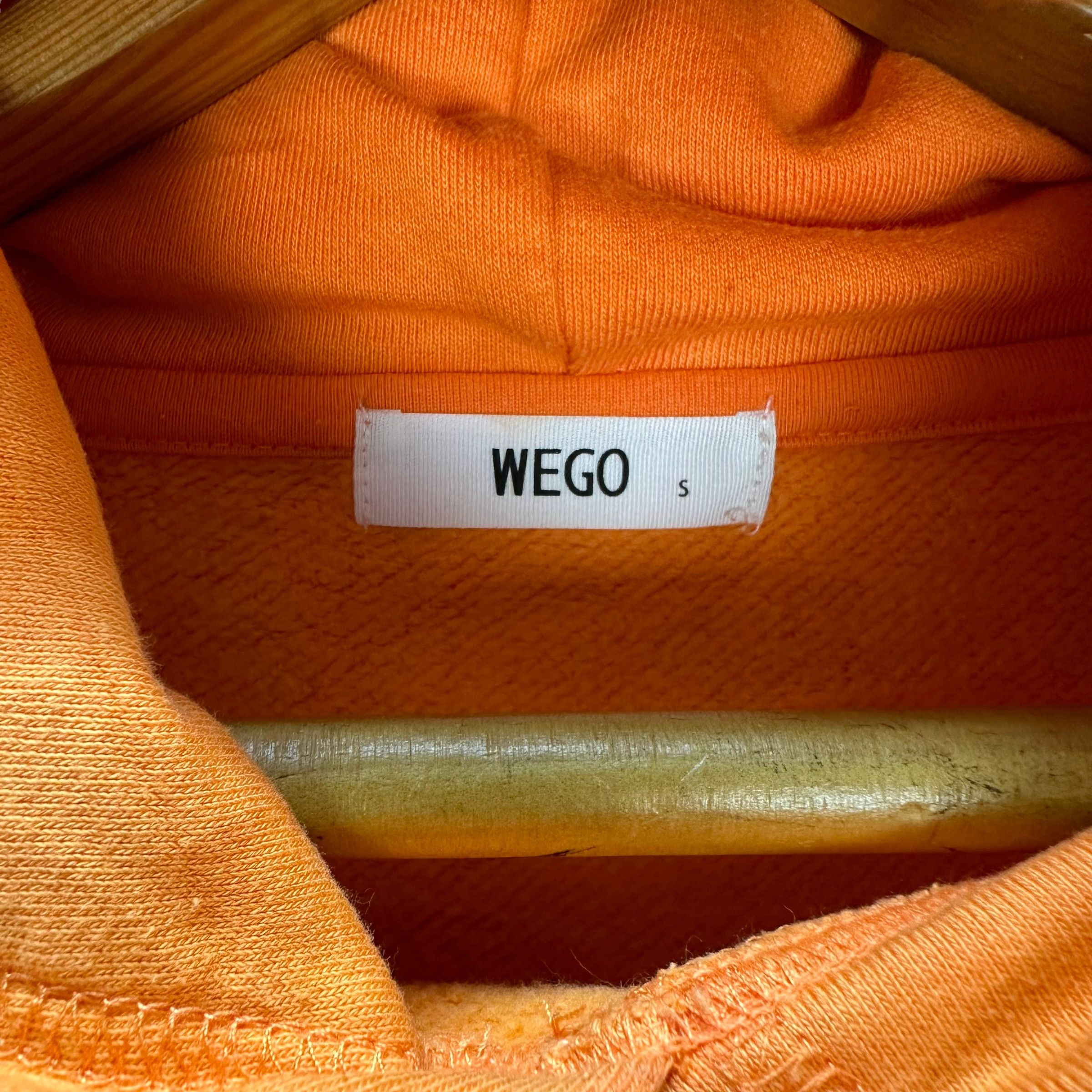 Japanese Brand WEGO NYC BROOKLYN EAST COAST PULLOVER ORANGE HOODIE #9096-56 Size US S / EU 44-46 / 1 - 6 Thumbnail