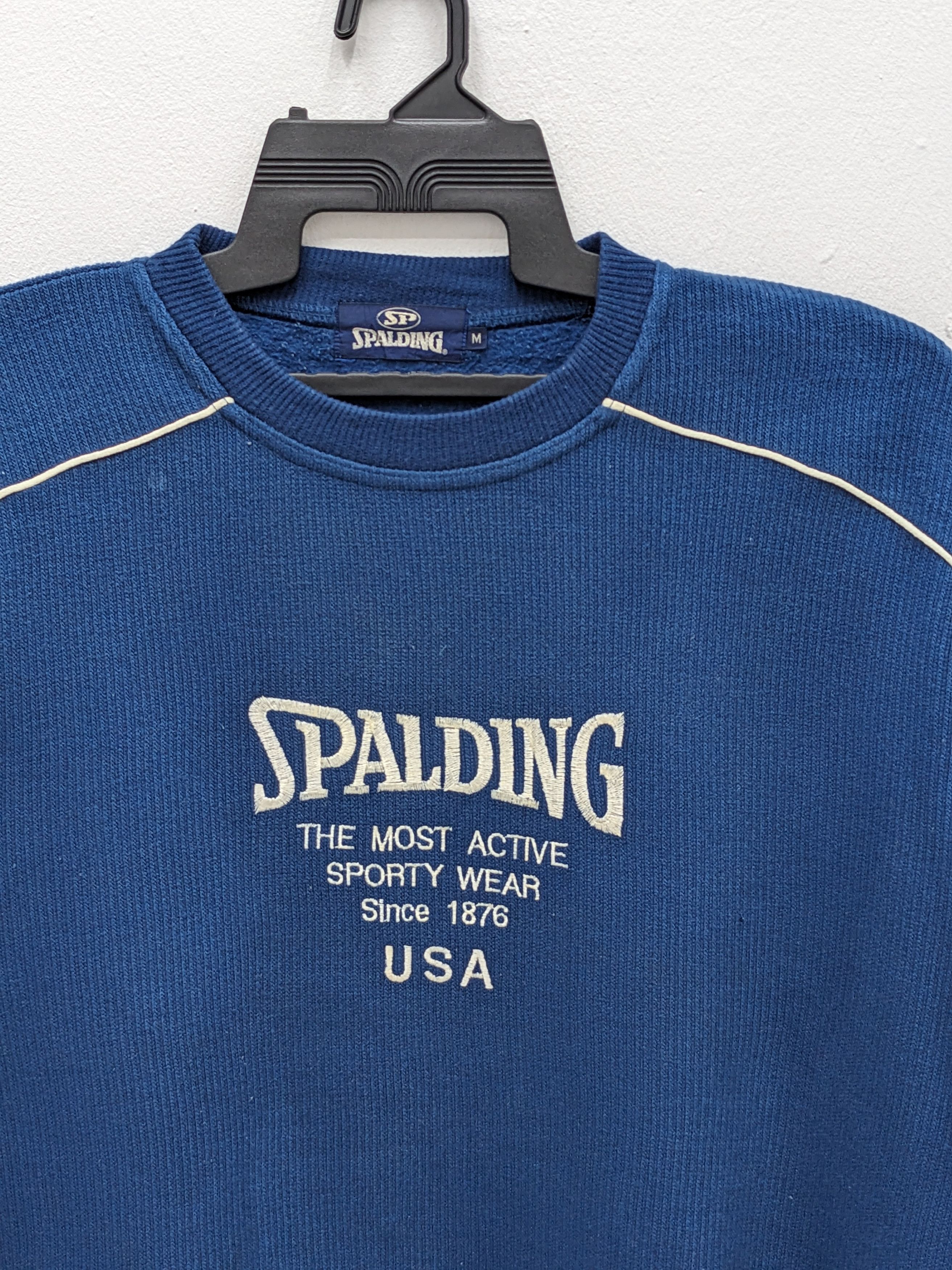 Spalding VINTAGE SPALDING THE MOST ACTIVE SPORTY WEAR USA SWEATSHIRT Size US M / EU 48-50 / 2 - 3 Thumbnail