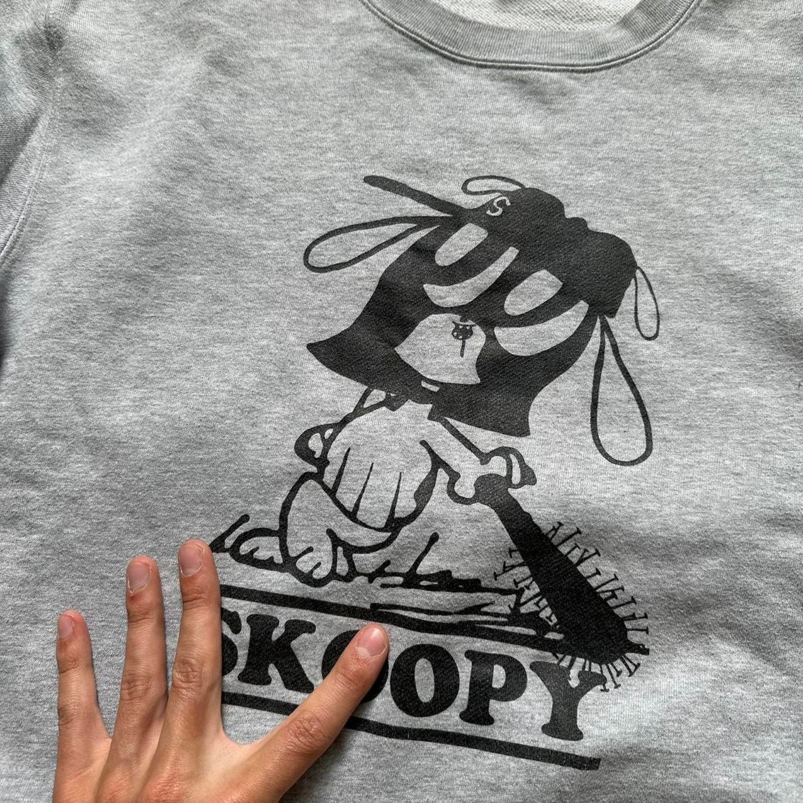 Japanese Brand × Skoloct × Vintage Rare 2010s Skoloct Skoopy Snoopy Crewneck Sweatshirt Size US L / EU 52-54 / 3 - 3 Thumbnail