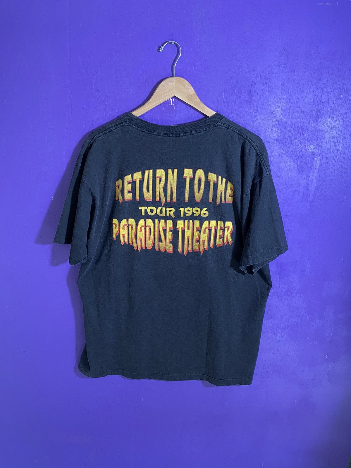 Band Tees × Vintage Vintage 1996 Styx return to paradise theatre t 