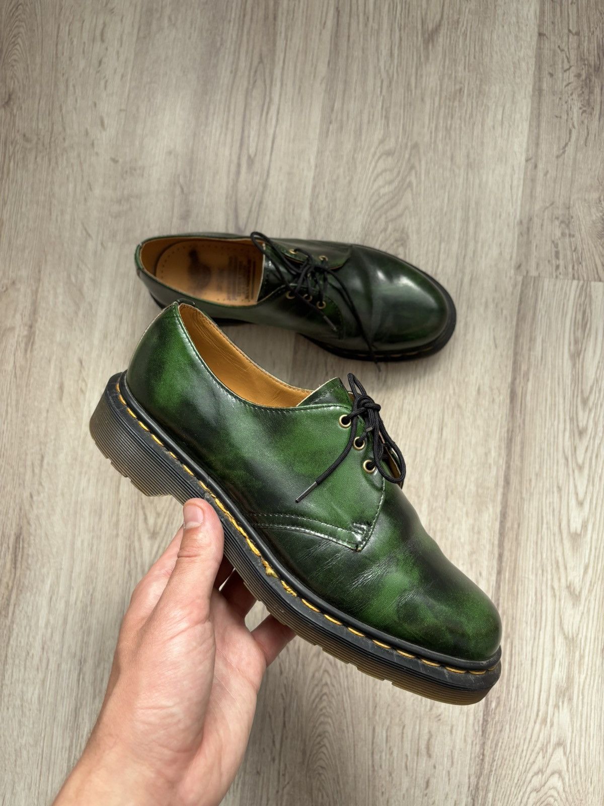 Dr. Martens Dr. Martens 1461 England Green Patina UK 6 / US 7 / EU 39 Size US 7 / IT 37 - 1 Thumbnail