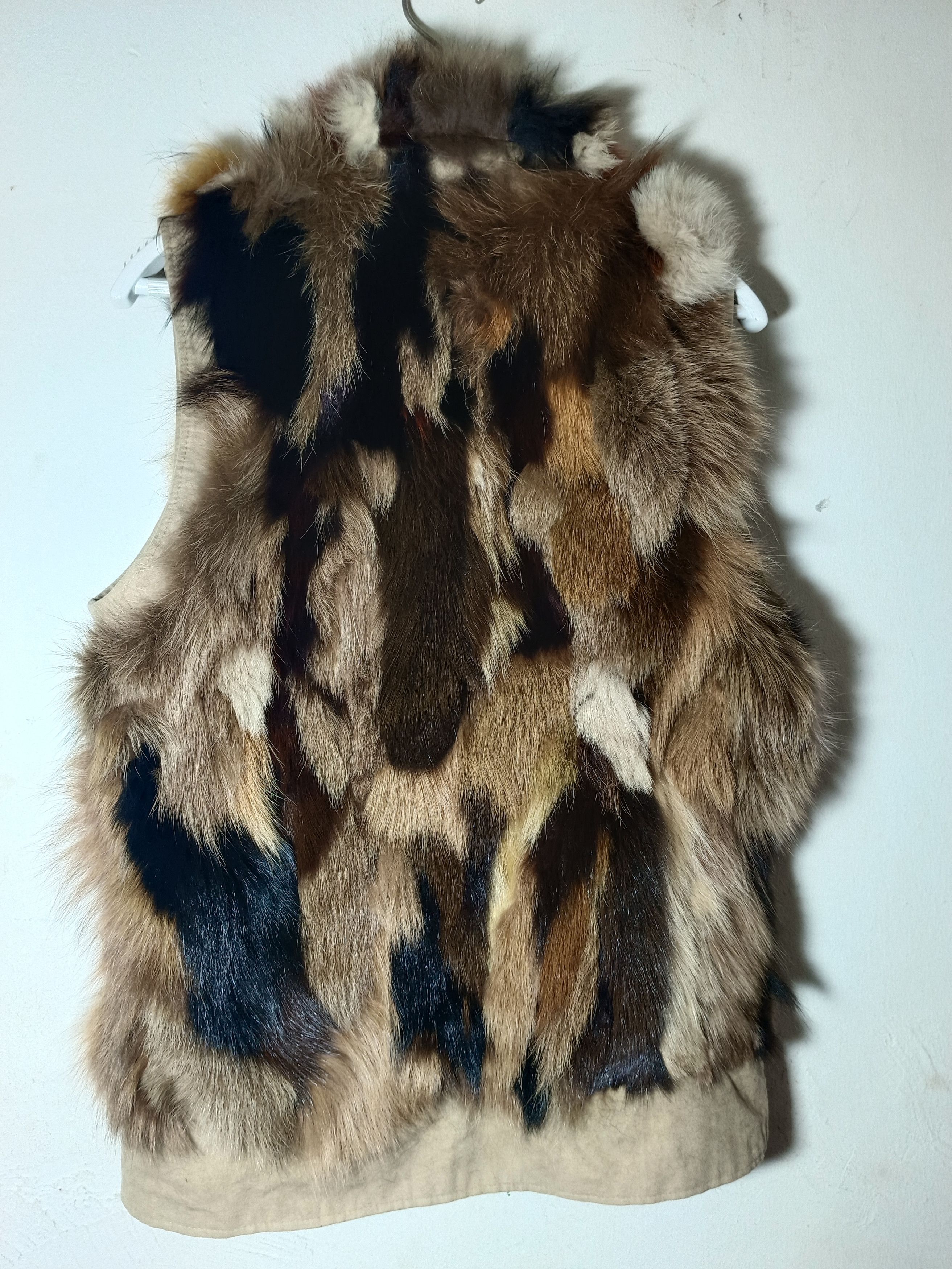 Japanese Brand Rare Fur Fox Vest Jacket Size US XXS / EU 40 - 4 Thumbnail