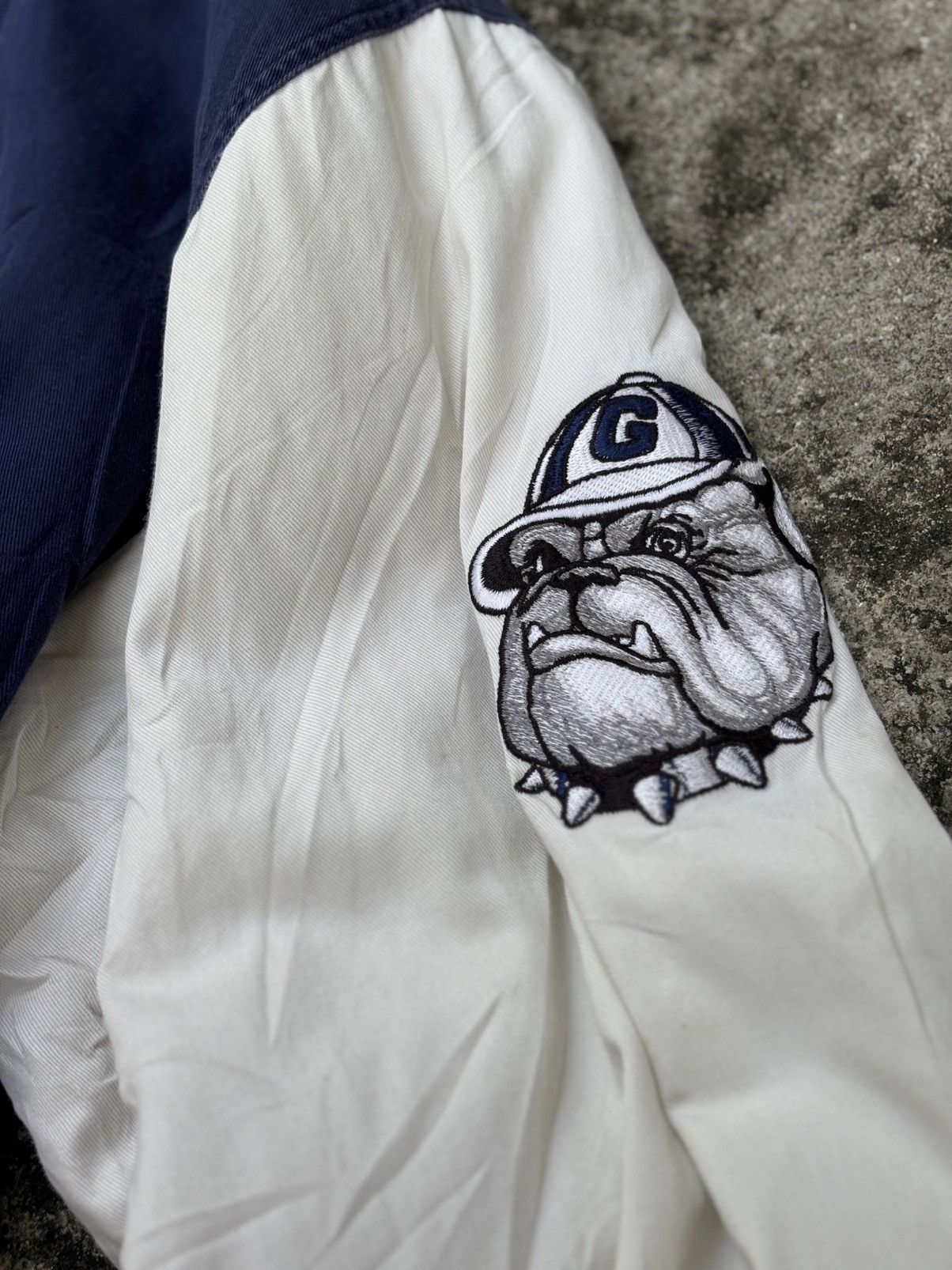 Vintage VINTAGE HOYAS COLLEGIATE VARSITY JACKET Size US XL / EU 56 / 4 - 4 Thumbnail