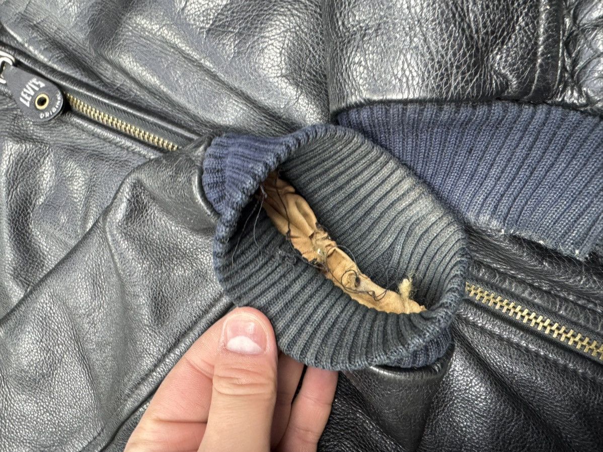 Levi's Vintage Clothing Ultra Rare 🤯 Levi’s Leather Aviator Jacket Size US S / EU 44-46 / 1 - 15 Thumbnail