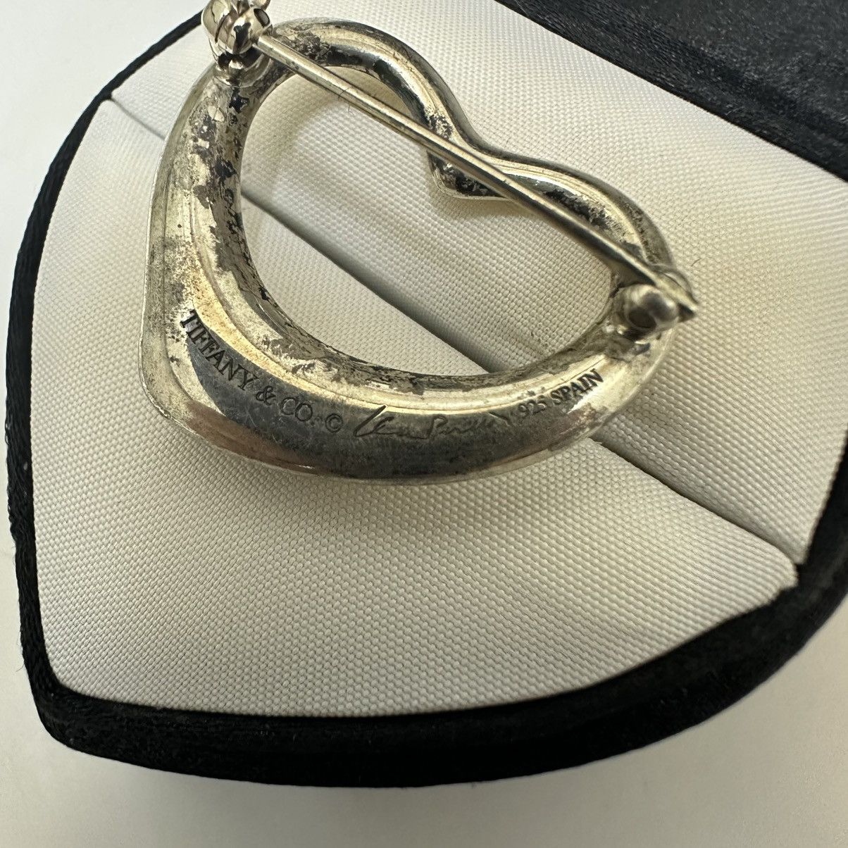 Tiffany & Co. Tiffany & Co. Elsa Peretti Open Heart Brooch 925 Silver Size ONE SIZE - 3 Thumbnail