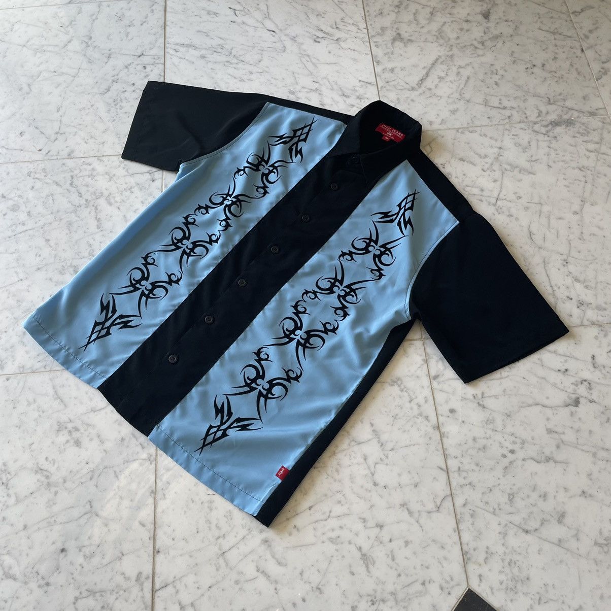 JNCO × Vintage Vintage Y2K JNCO Jeans Button Up Tribal Shirt Size US M / EU 48-50 / 2 - 1 Thumbnail