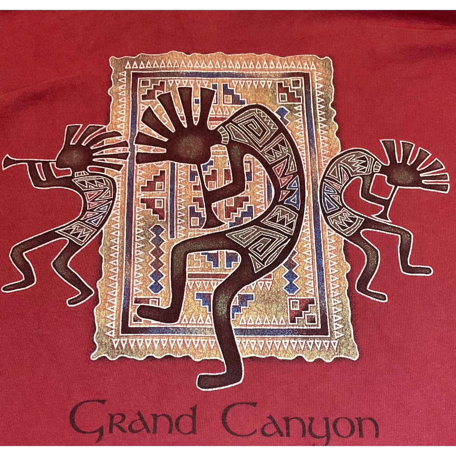 Other 🟥 Vintage Canyon Tribal Tee – Prairie Mountain USA (L) Size US L / EU 52-54 / 3 - 3 Thumbnail