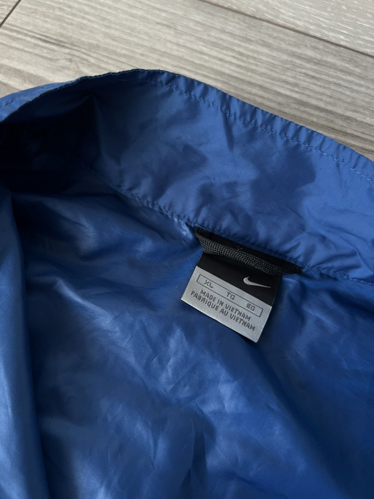 Vintage Vintage Nike Knit Neck Swoosh 1/3 Zip Packable Anorak Jacket Size US XL / EU 56 / 4 - 9 Thumbnail