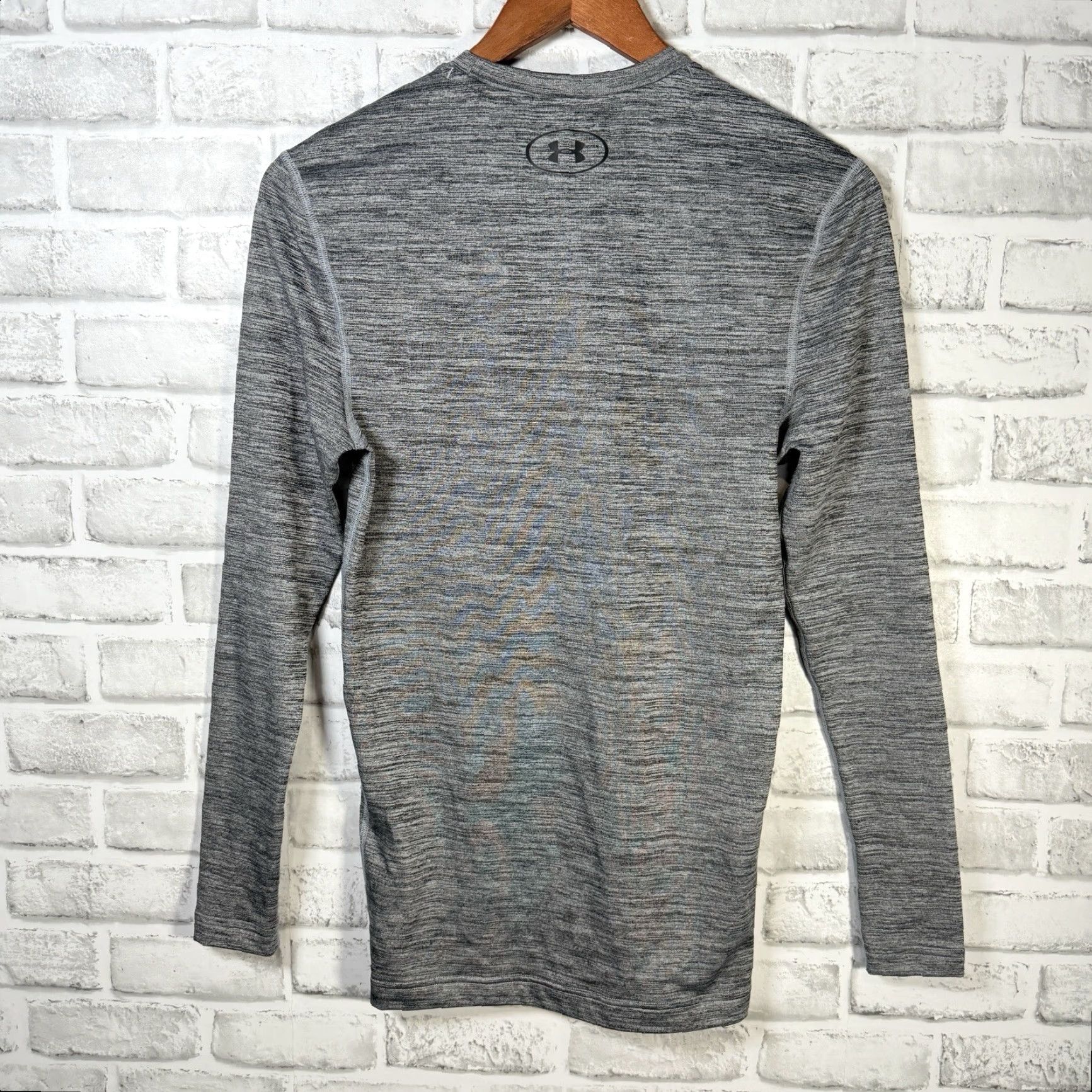 Under Armour Under Armour Gray Compression Long Sleeve Shirt Mens Size S Size US S / EU 44-46 / 1 - 5 Thumbnail