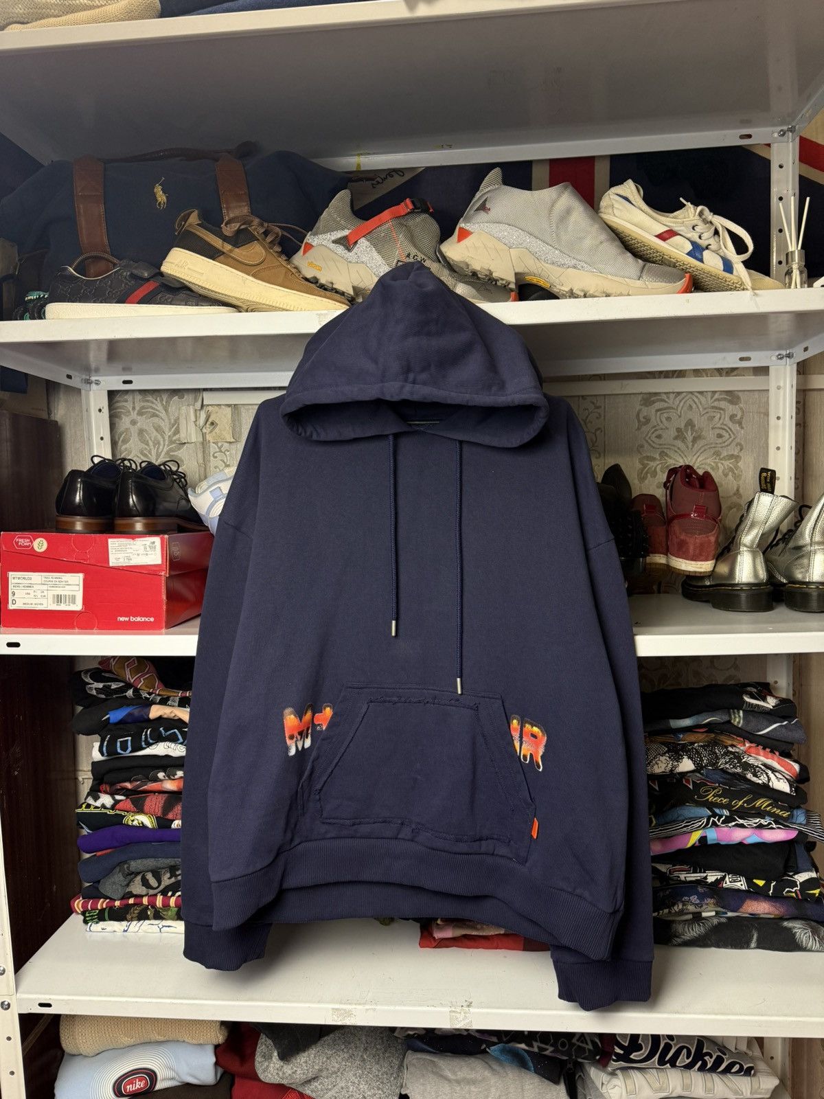 M+Rc Noir M+RC Noir Big Logo Blue Oversize Hoodie Y2K Size US M / EU 48-50 / 2 - 1 Thumbnail