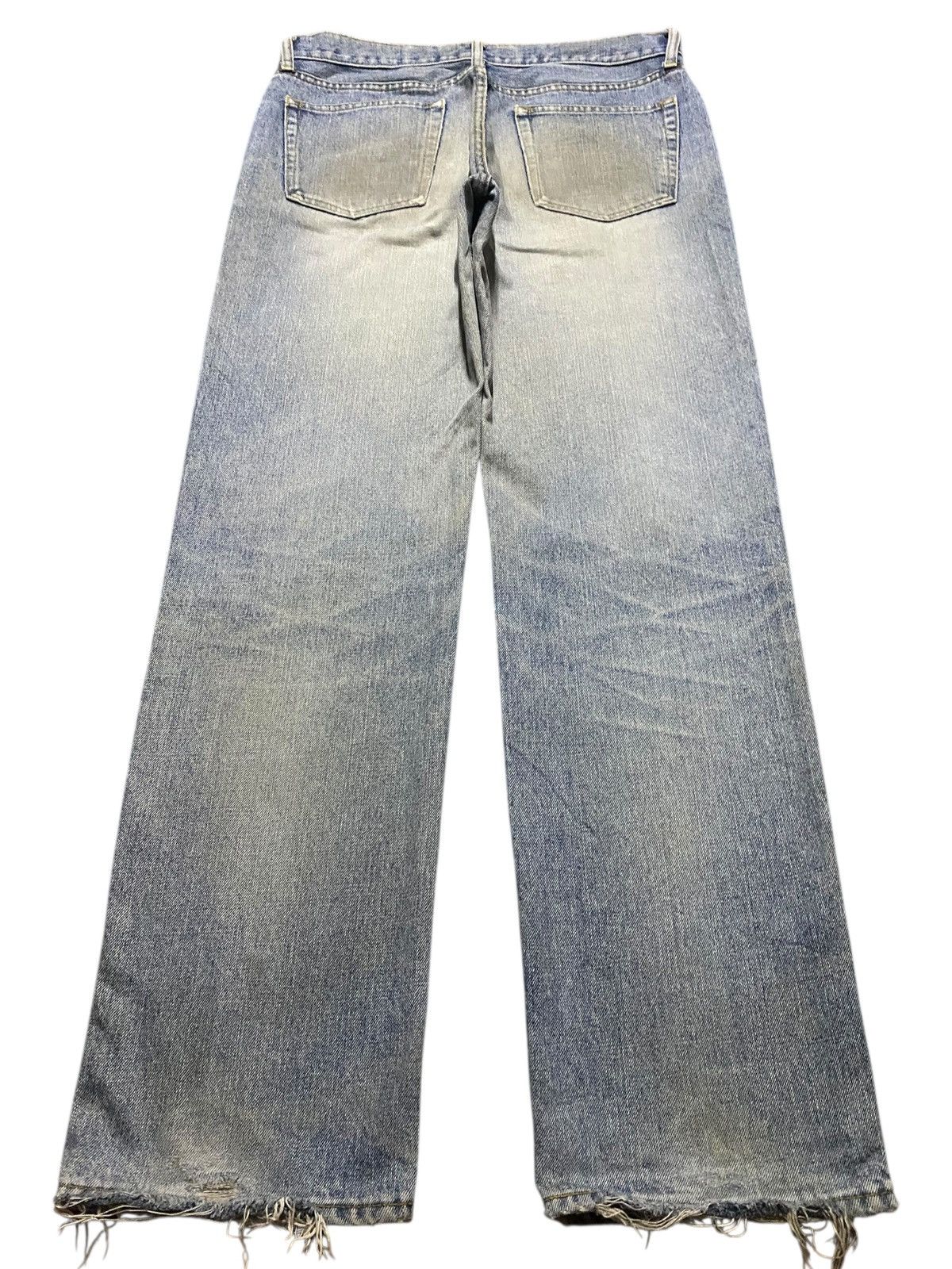 Uniqlo Vintage Japanese Brand Uniqlo Light Wash Loose Jeans Size US 33 - 2 Thumbnail
