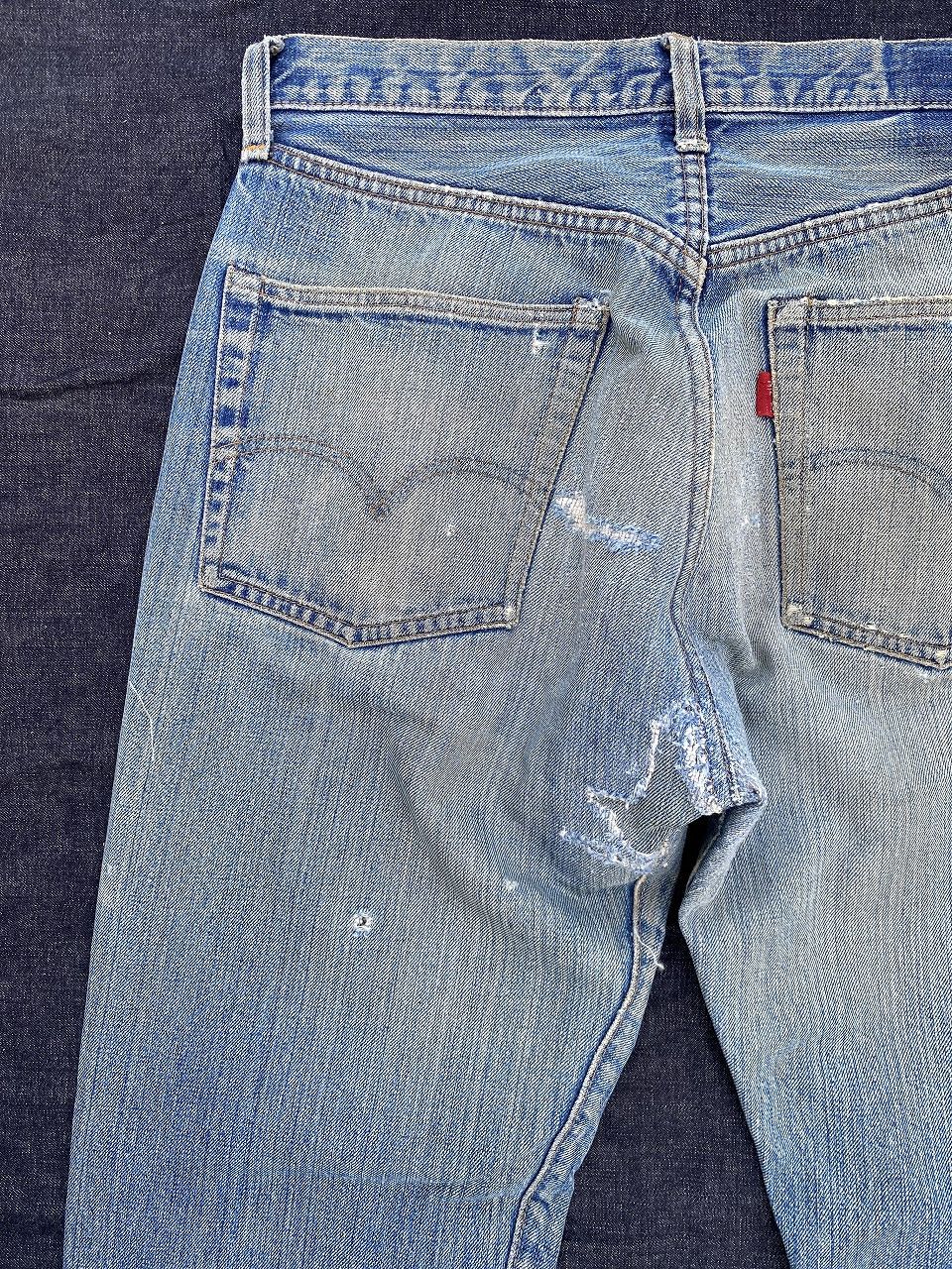 Levi's Vintage 70s Levis 501 Redline #6 Selvedge Jeans Single Size US 32 / EU 48 - 7 Thumbnail