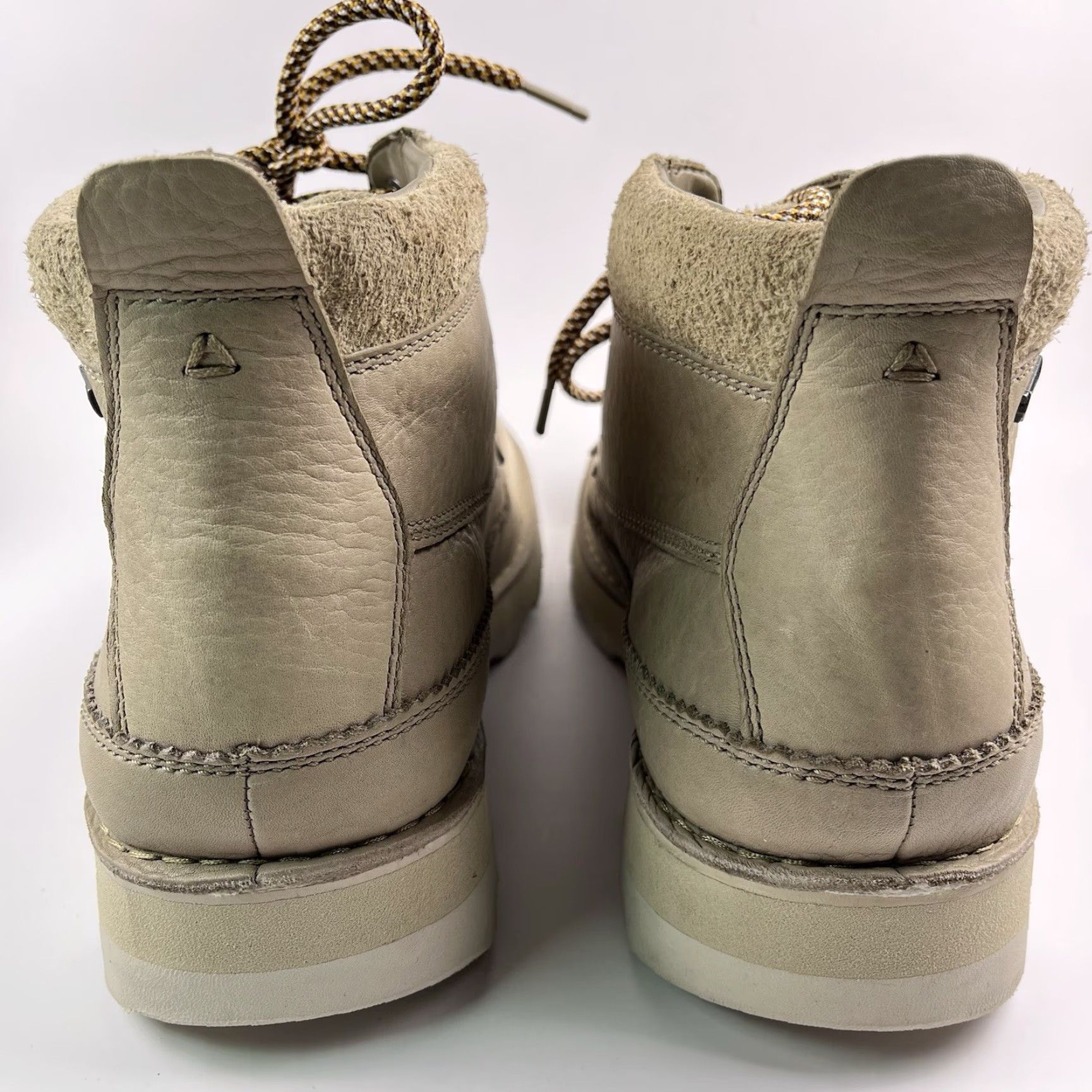Clarks Clarks Korik Rise Gore-Tex Boots Mens Size 12 Grey Leather Waterproof Leather Waterproof Lace Up Boots Mens Grey Desert 12 Mens Size US 11 / EU 44 - 4 Thumbnail