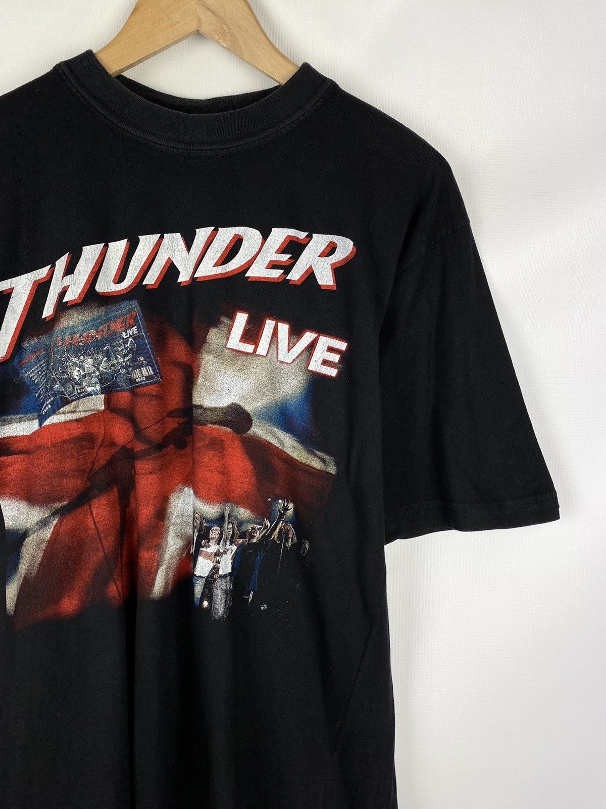 Band Tees Thunder Live vintage band heavy metal rock tour 1998 t shirt Size US XL / EU 56 / 4 - 5 Thumbnail