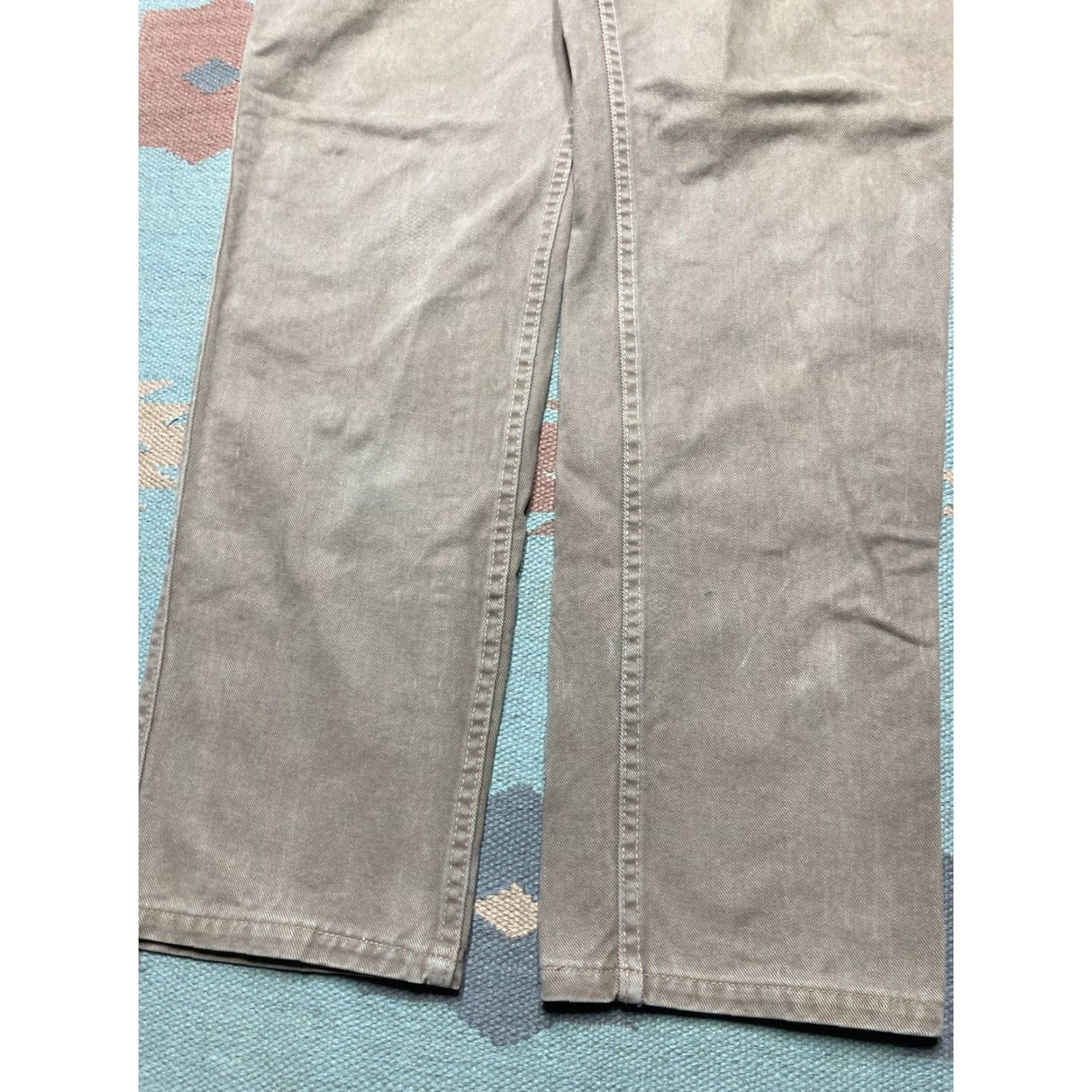Levi's VINTAGE Levi’s 540 Jeans Relaxed Baggy Brown Tan USA Men 38 Regular 34 Inseam 34 Tan 38x34 Size US 38 / EU 54 - 6 Thumbnail