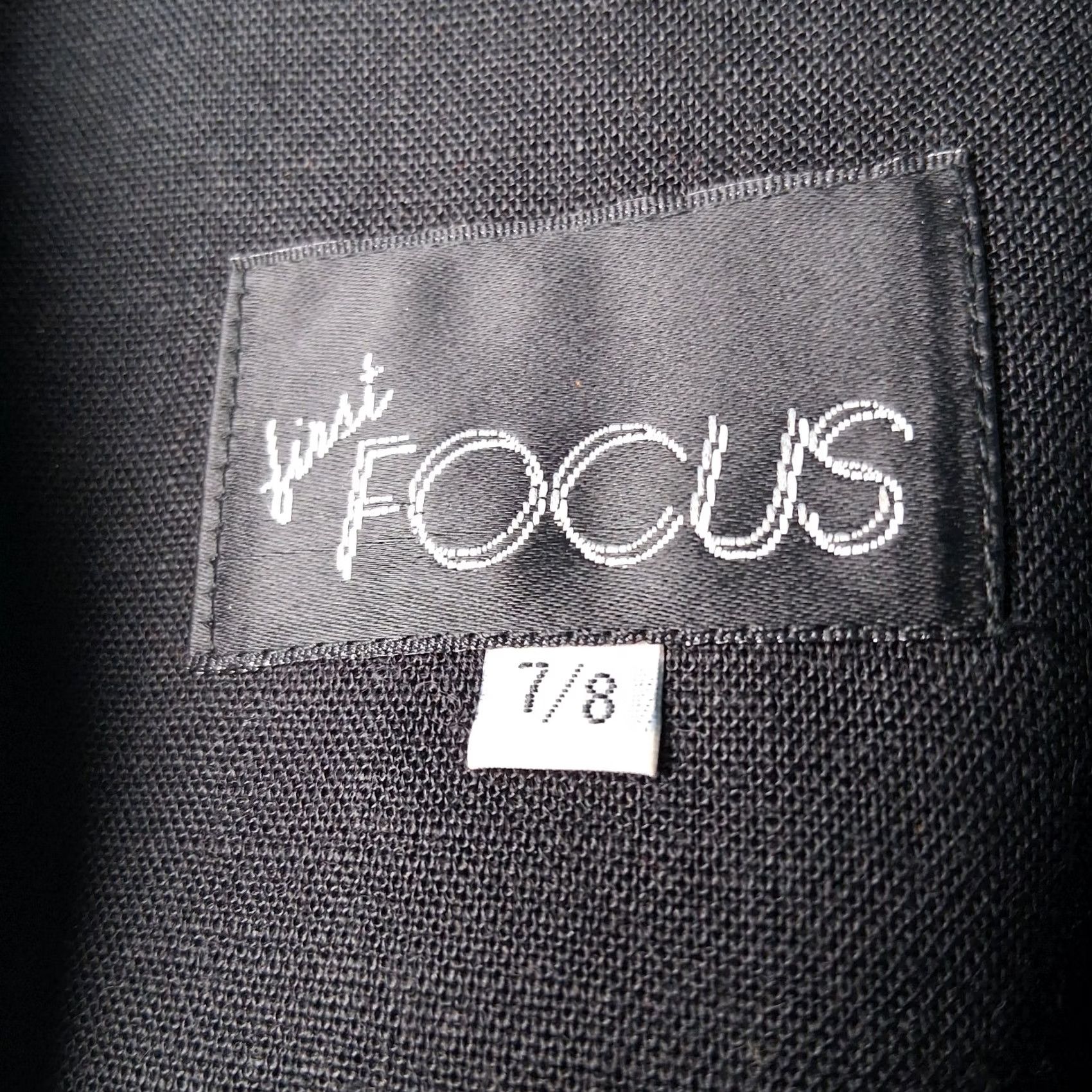 Vintage VINTAGE First Focus 1990s Skirt and Shirt Set 7/8 Black White Pencil Midi Office Wear Womens Size M / US 6-8 / IT 42-44 - 5 Thumbnail