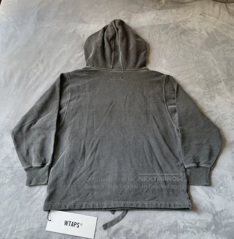 Wtaps Wtaps Wax-dyed Heavily Washed Hooded Sweatshirt Size US M / EU 48-50 / 2 - 2 Thumbnail