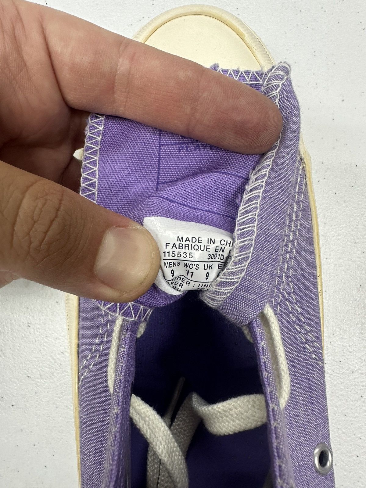 Converse Converse Chambray Purple/Milk size 9 Size US 9 / EU 42 - 6 Thumbnail