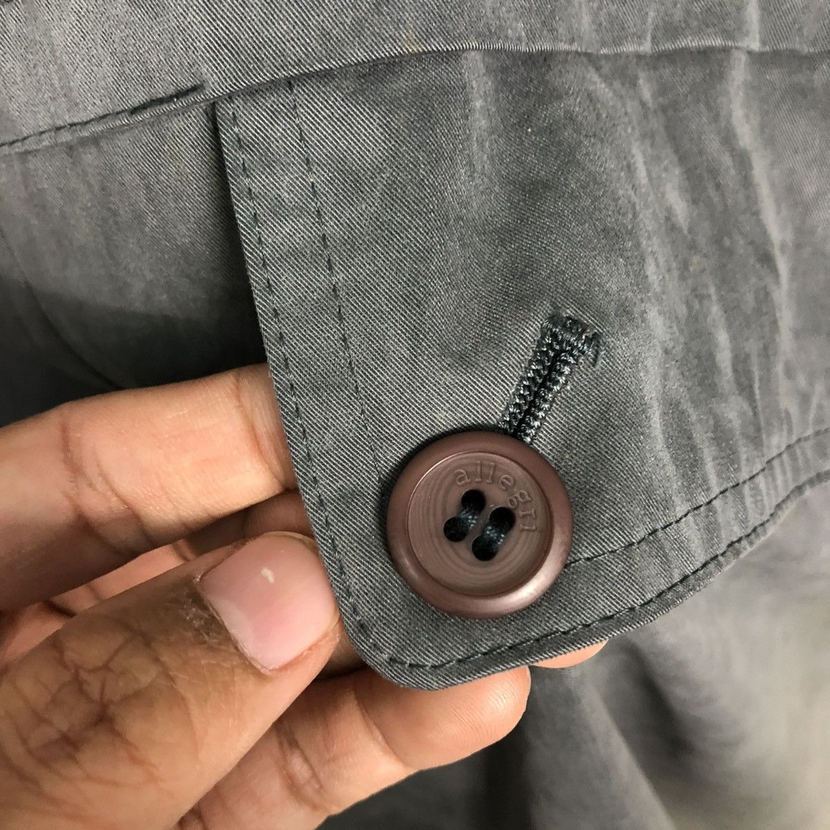 Japanese Brand 🔥RICH GREY VINTAGE CHORE WORK JACKET ALLERGI ISSEY MIYAKE Size US L / EU 52-54 / 3 - 18 Thumbnail