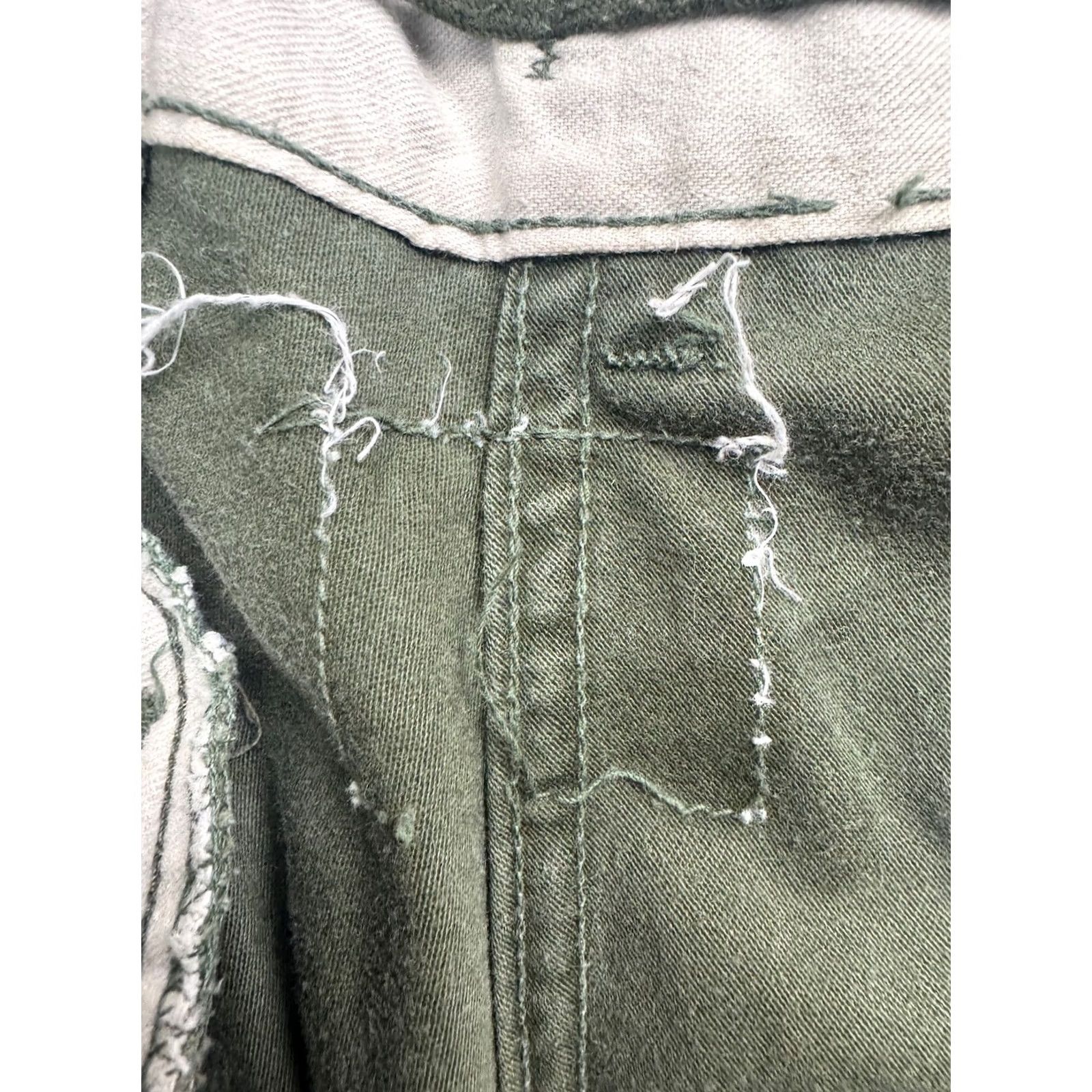Vintage VINTAGE Winfield M-65 Army 70s Military Trousers Men 33x28 Green Canvas Cargo Pants Mens Green Cargo Ankle Cinch Inseam 28 Regular Waist 33 Size US 33 - 5 Thumbnail