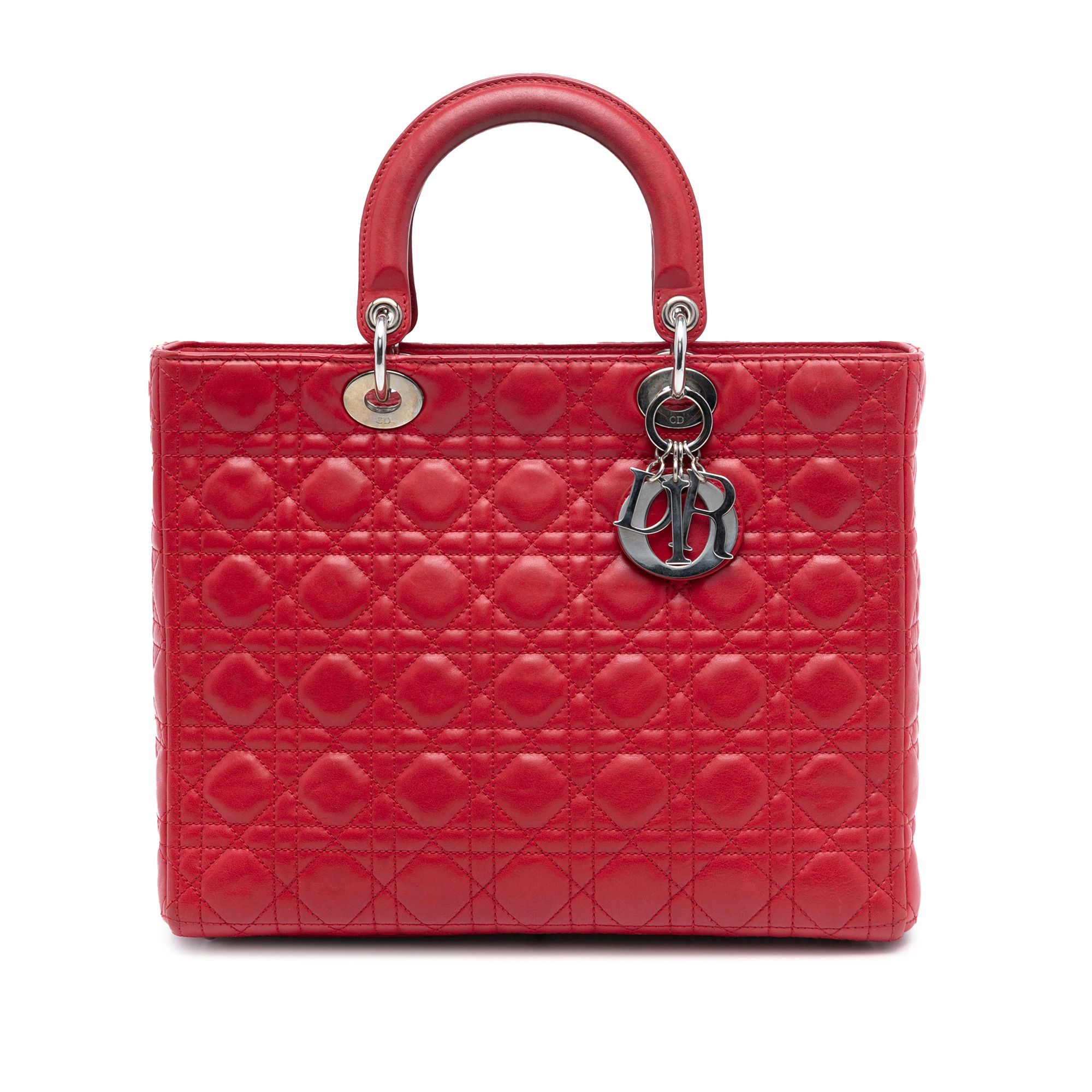 Dior Dior Large Lambskin Cannage Lady Dior Size ONE SIZE - 1 Thumbnail