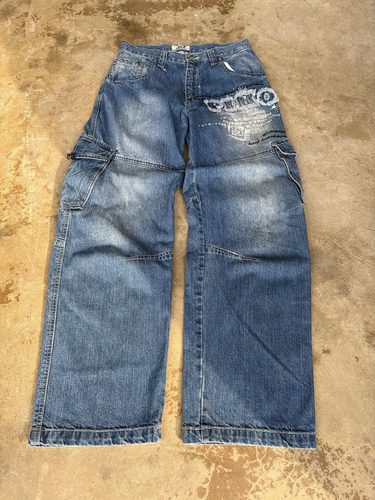 Vintage Hawaii Piko Vintage Y2K Cargo Pant Denim Baggy Surf Size US 30 / EU 46 - 2 Thumbnail