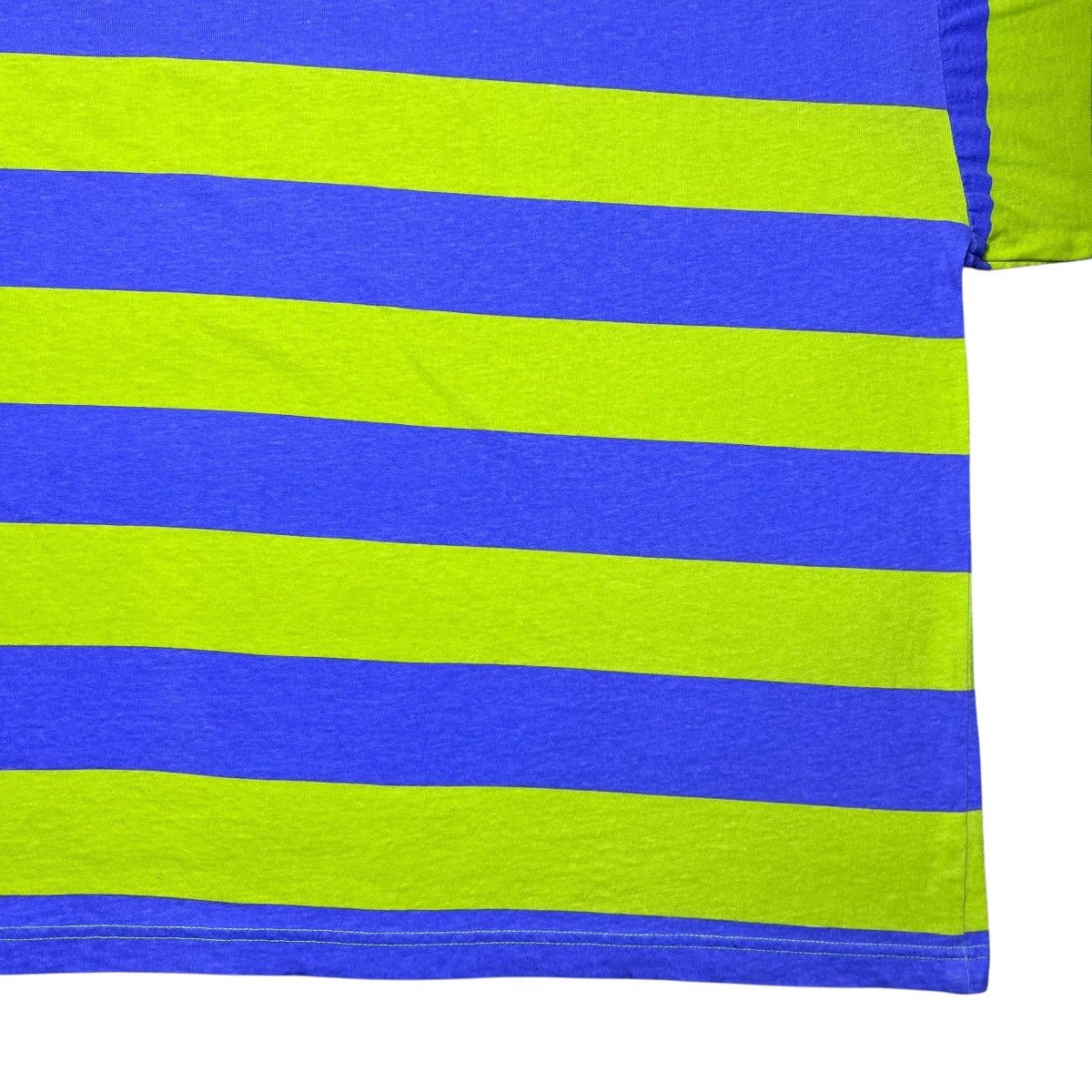 Disney Disney Typhoon Lagoon Green Striped Spell Out Graphic Tee Size US XL / EU 56 / 4 - 12 Thumbnail