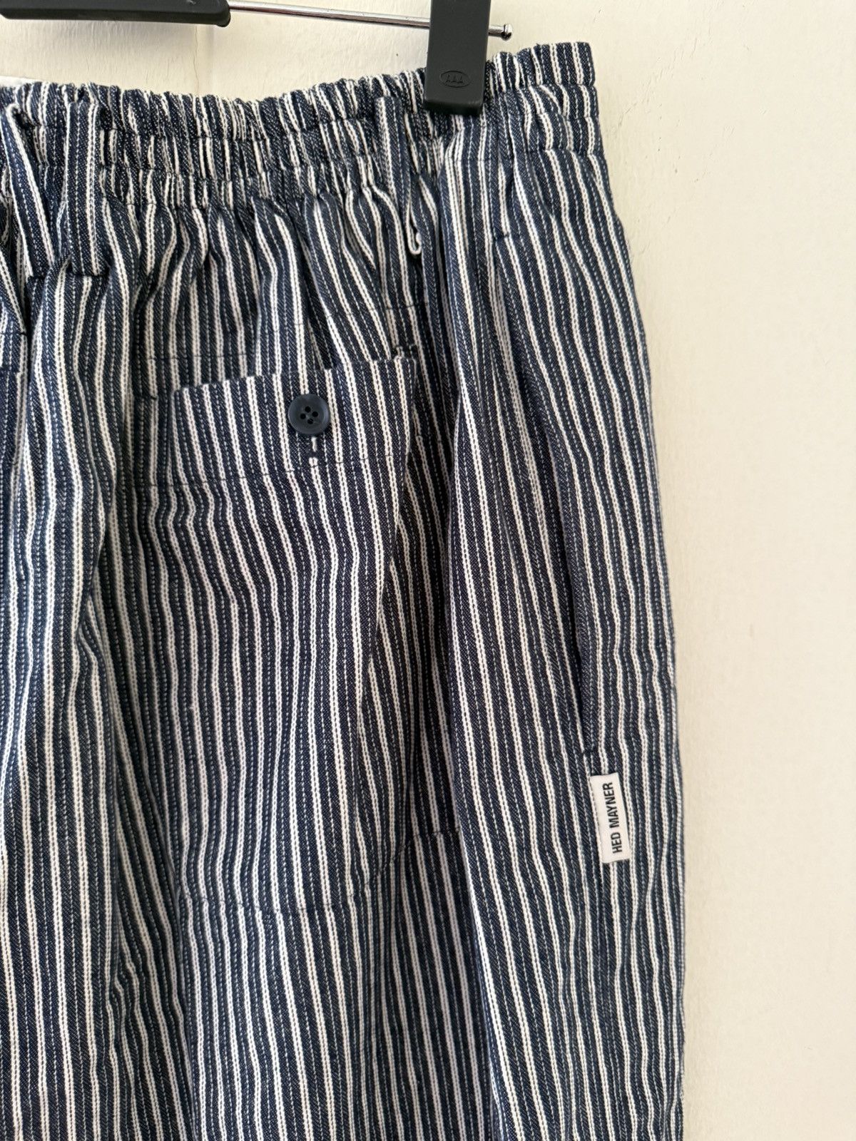 Hed Mayner Wide Leg Stripe Pants Size US 31 - 5 Thumbnail